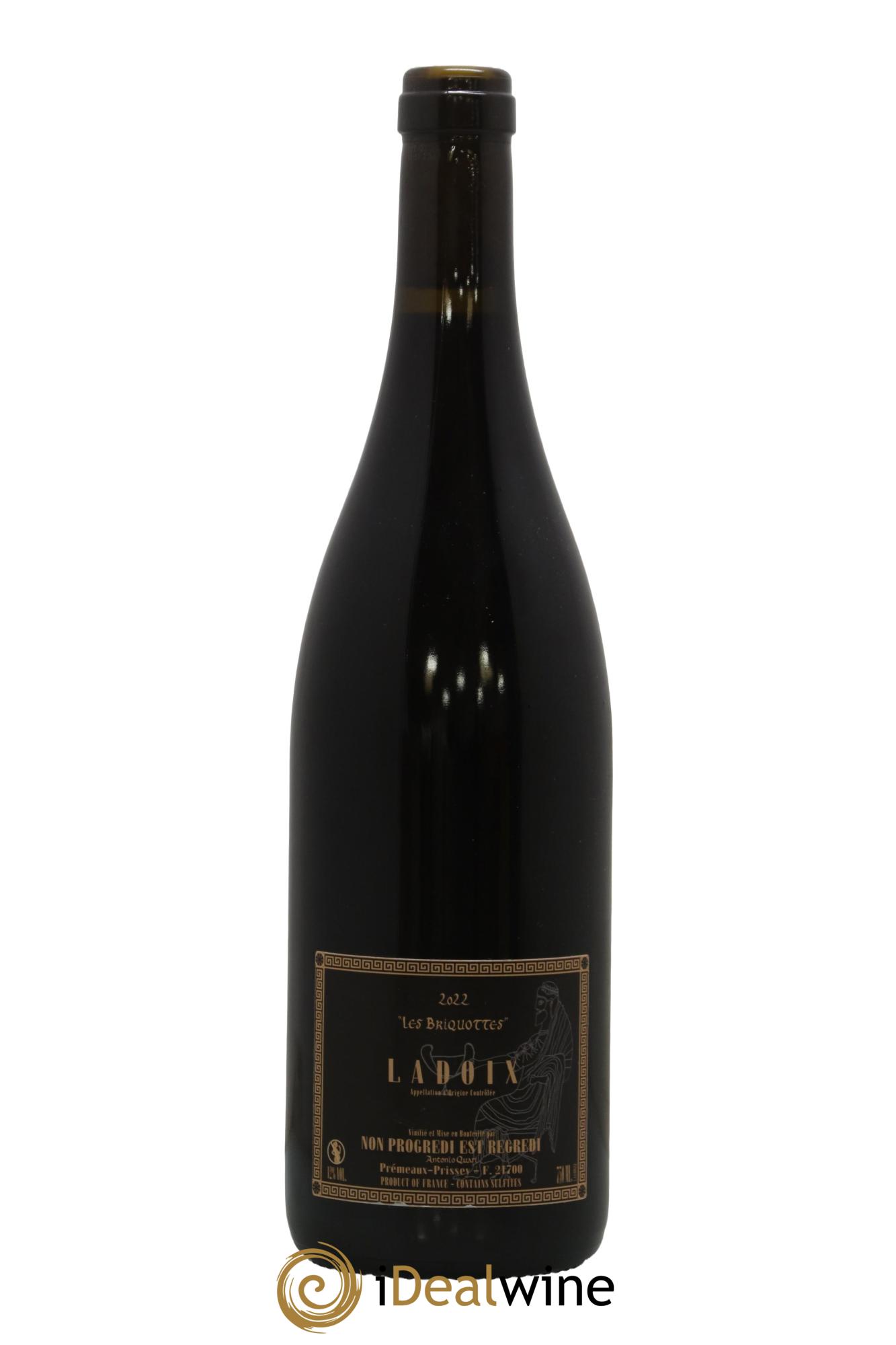 Ladoix Les Briquottes Antonio Quari 2022 - Lot de 1 bouteille - 1