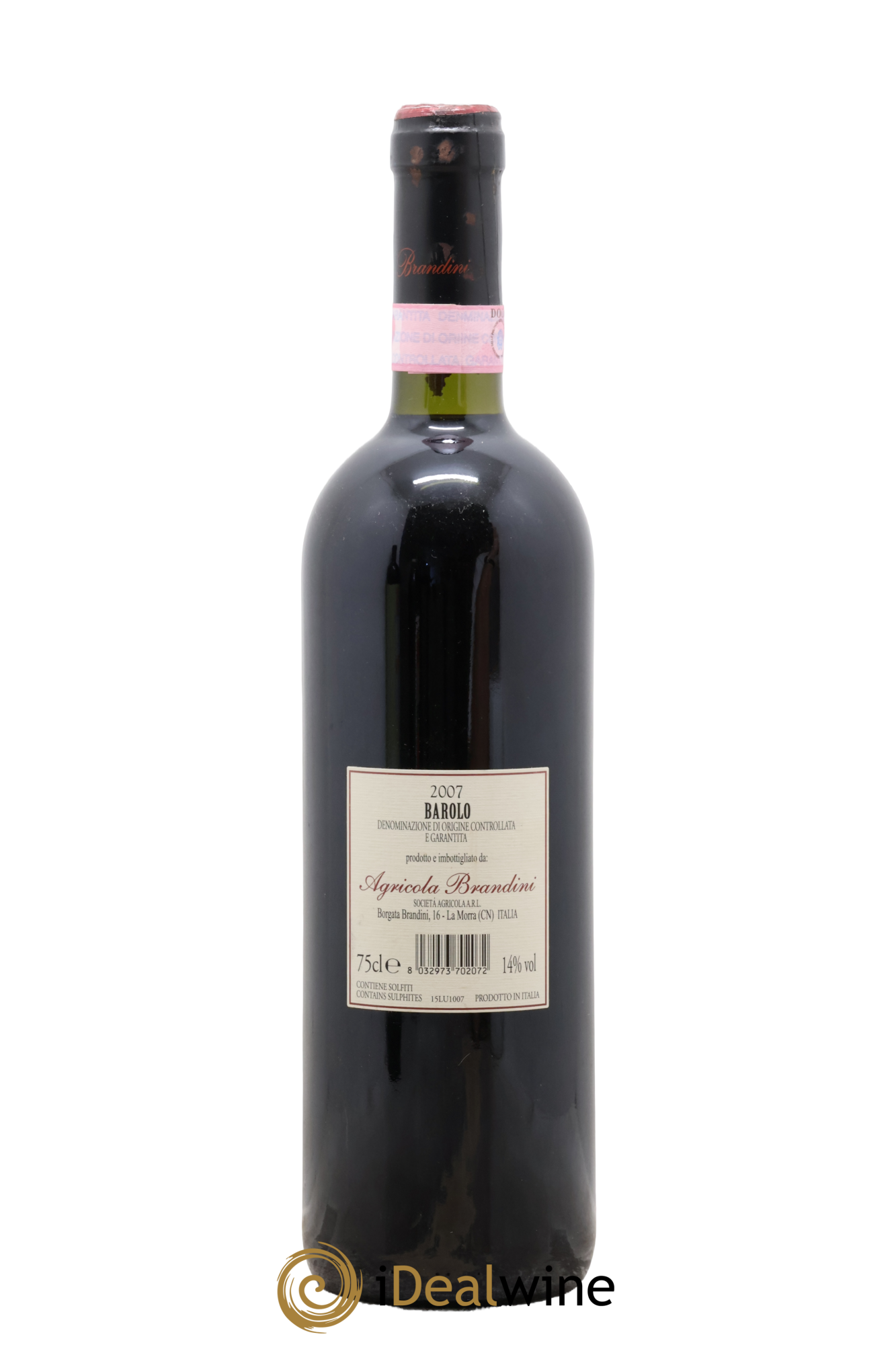 Barolo DOC Brandini 2007 - Lote de 1 botella - 1