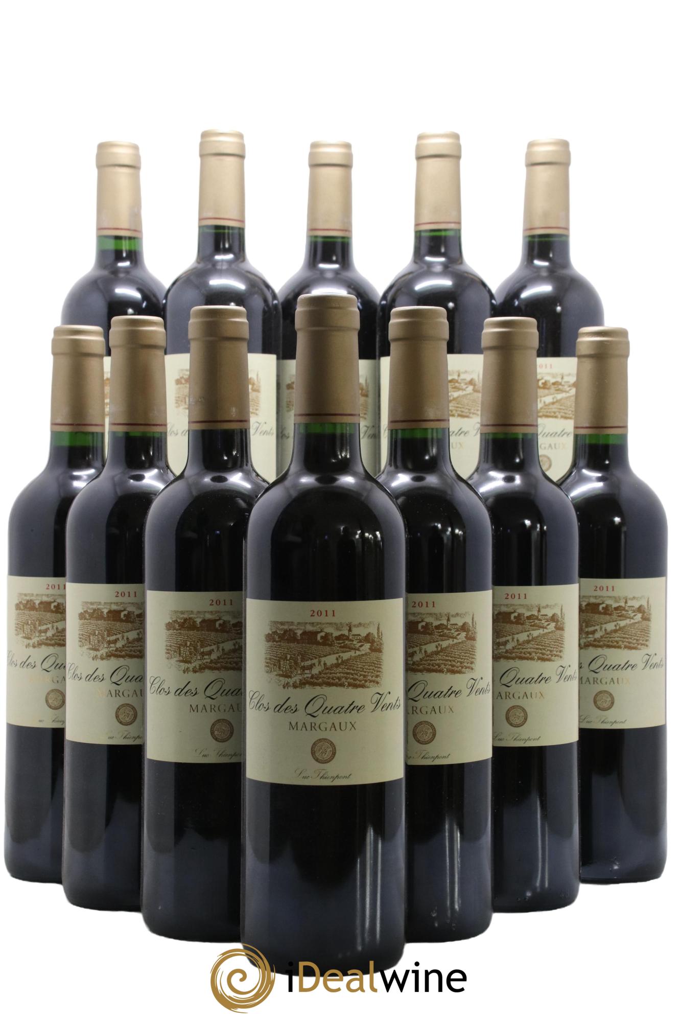 Clos des Quatre Vents 2011 - Lot de 12 bouteilles - 0