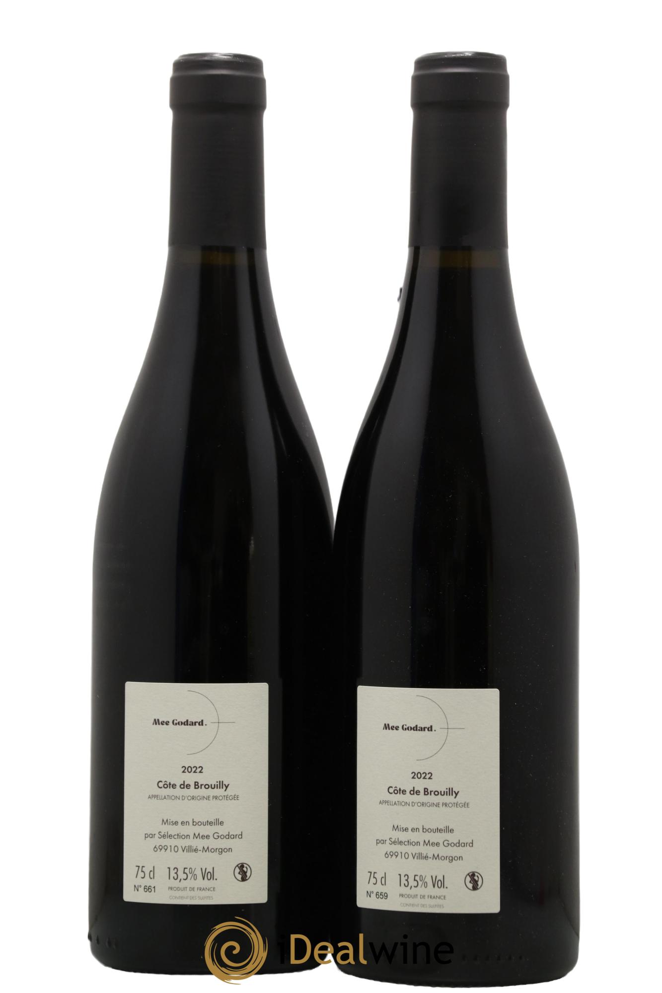 Côte de Brouilly Métamorphose Domaine Mee Godard 2022 - Lot de 2 bouteilles - 1