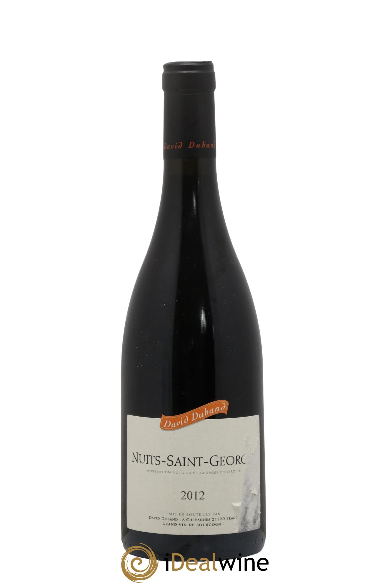 Nuits-Saint-Georges David Duband (Domaine) 2012 - Lot de 1 bouteille - 0