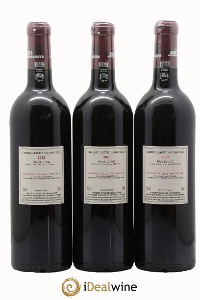 Château Lafite Rothschild 1er Grand Cru Classé 2022 - Lotto di 3 bottiglie - 1