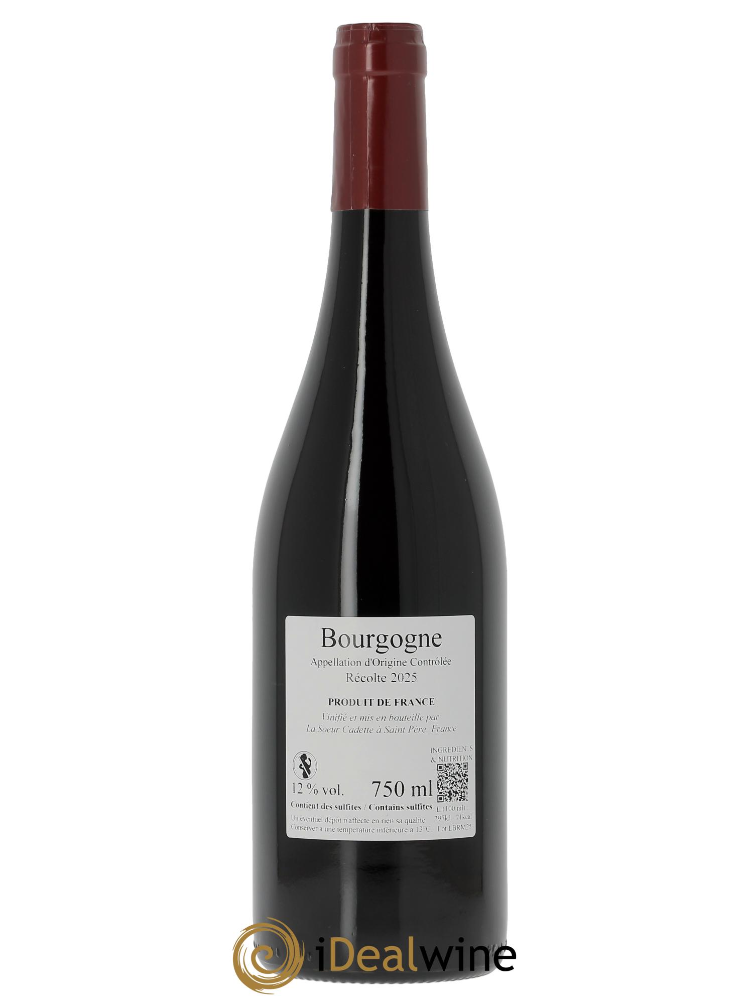 Bourgogne La Soeur Cadette 2025 - Posten von 1 Flasche - 1
