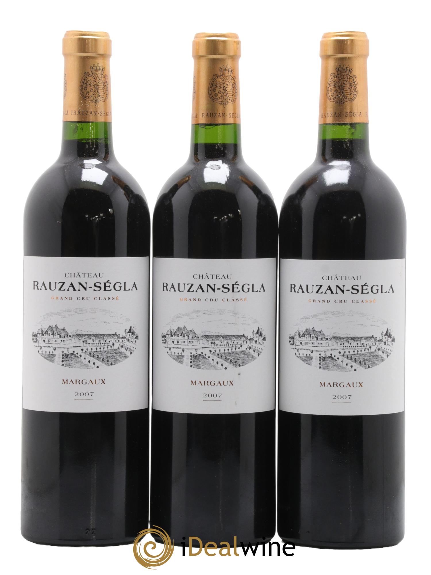 Château Rauzan Ségla Grand Cru Classé 2007 - Lot de 12 bouteilles - 1