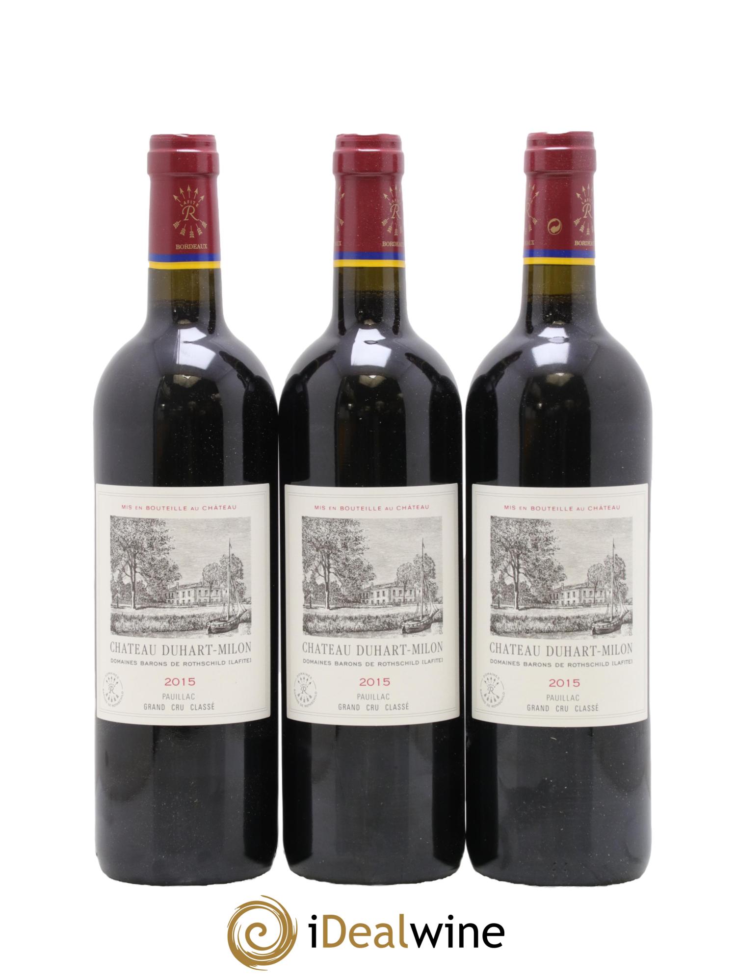 Château Duhart-Milon 4ème Grand Cru Classé 2015 - Lot de 3 bouteilles - 0
