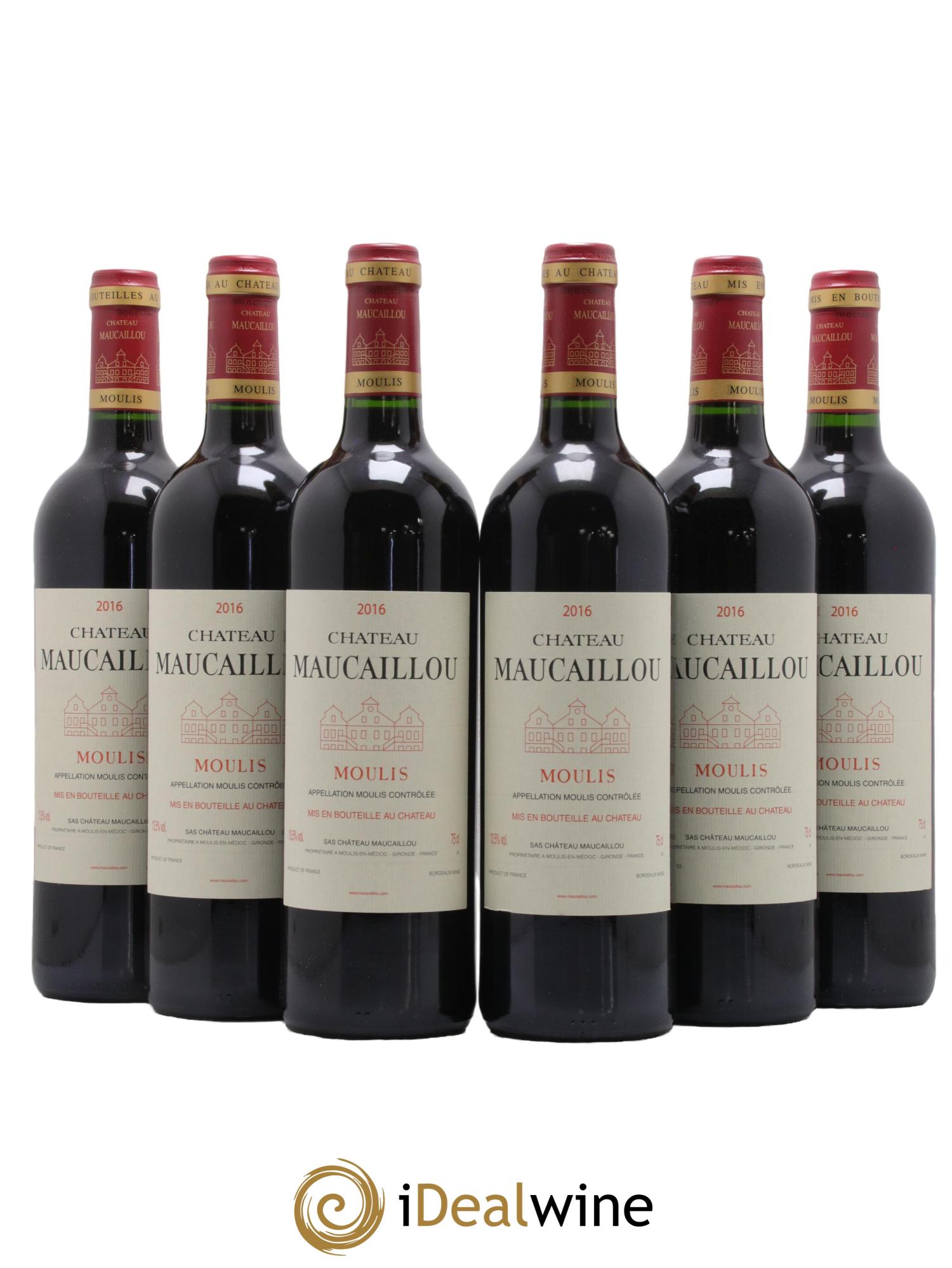 Château Maucaillou 2016 - Lot de 6 bouteilles - 0