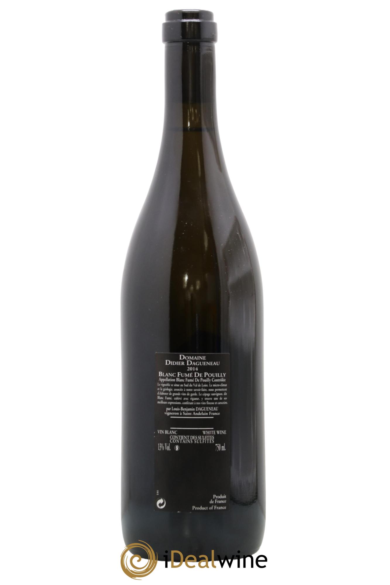 Vin de France (anciennement Pouilly-Fumé) Silex Dagueneau (Domaine Didier - Louis-Benjamin) 2014 - Posten von 1 Flasche - 1