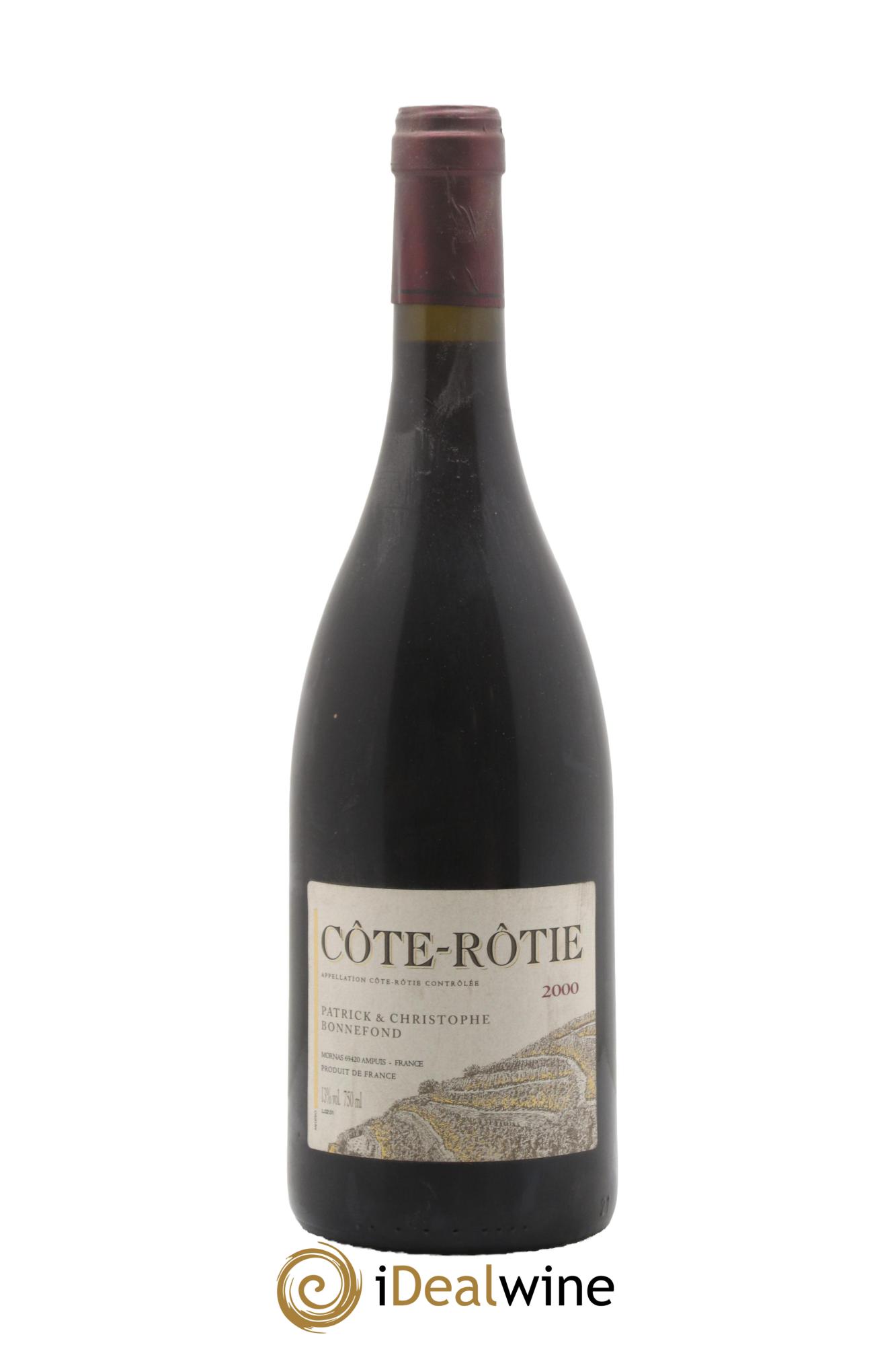 Côte-Rôtie Domaine Bonnefond 2000 - Lot of 1 bottle - 0