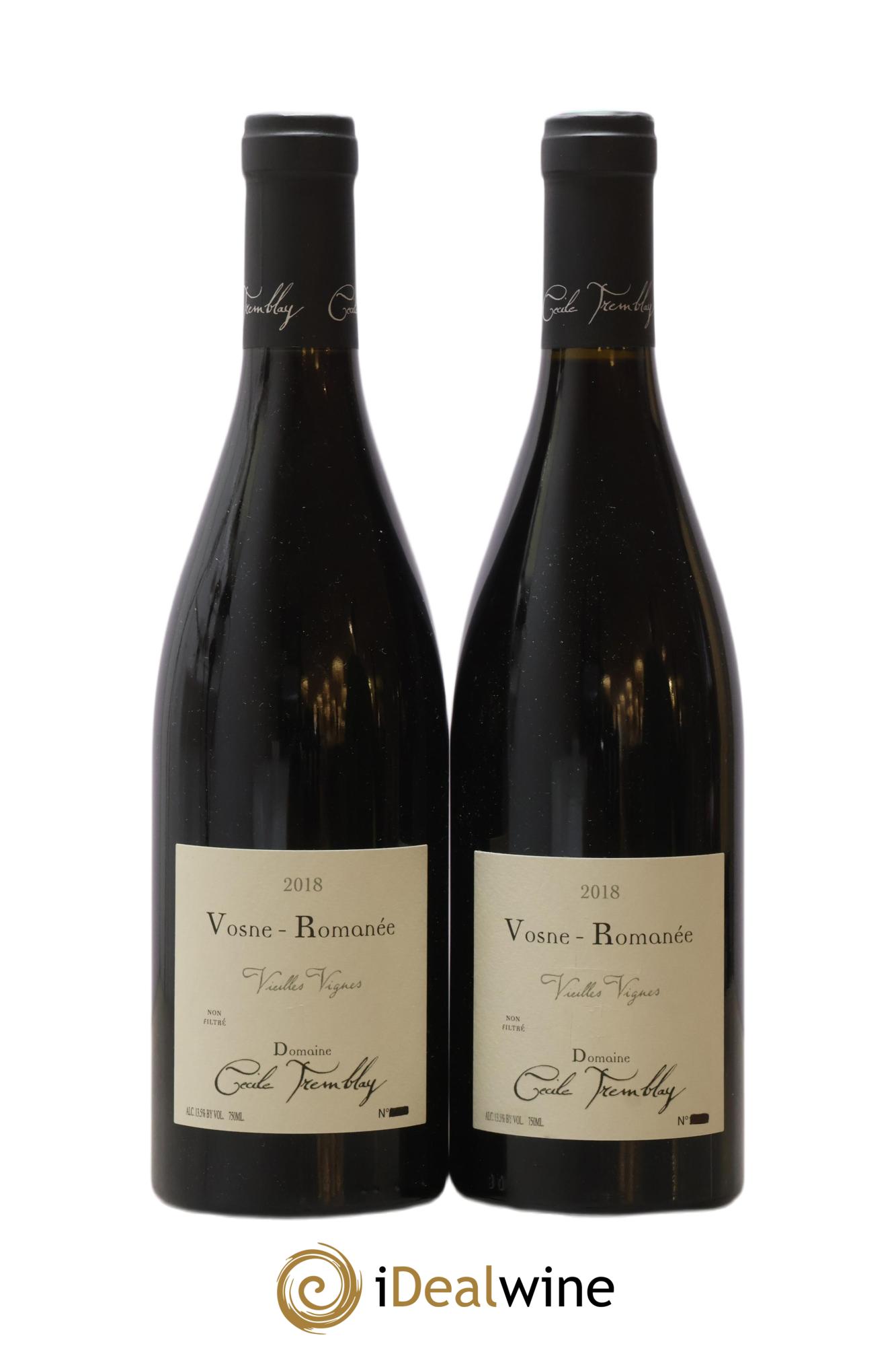 Vosne-Romanée Vieilles Vignes Cécile Tremblay 2018 - Lot de 2 bouteilles - 0
