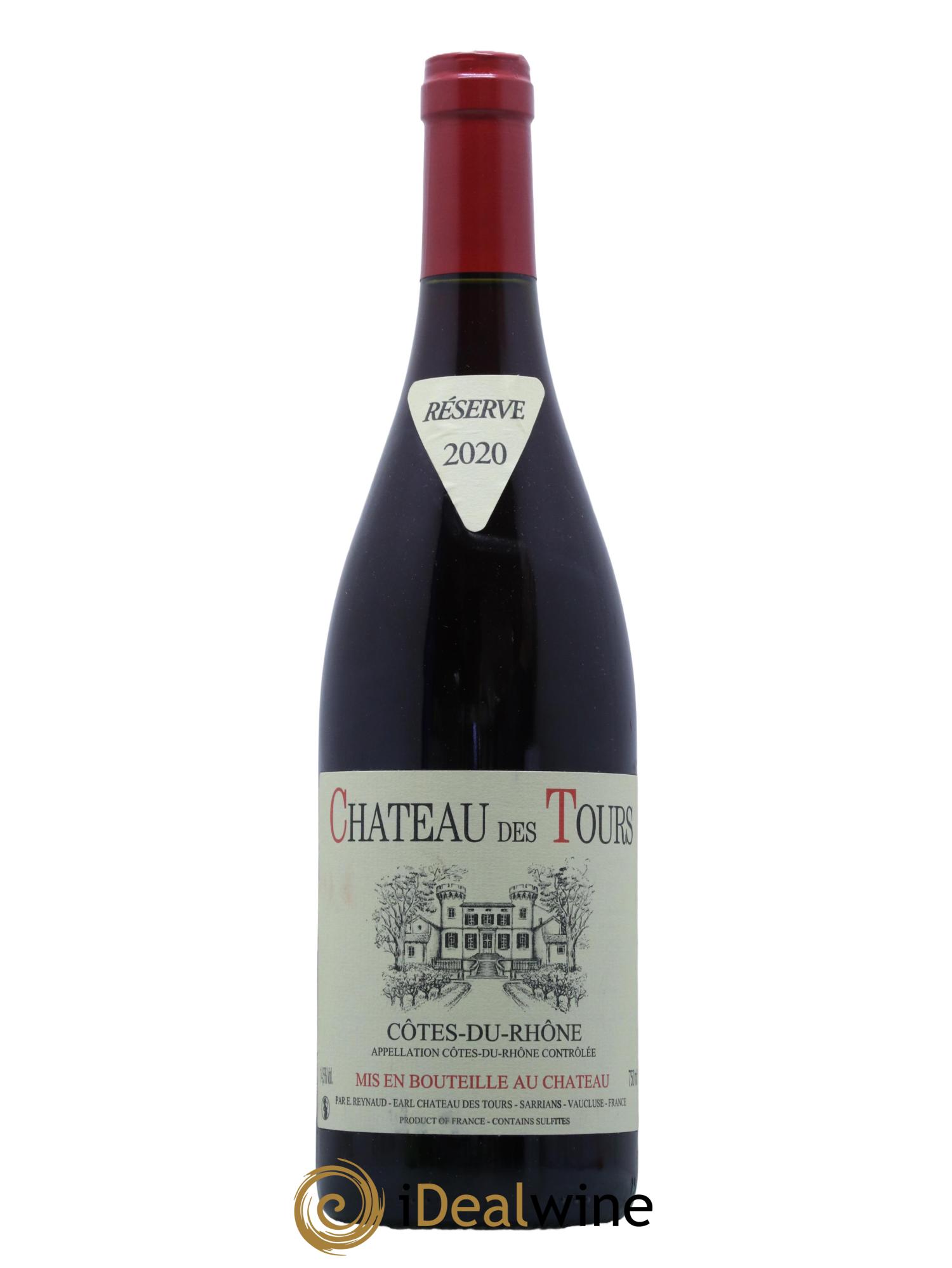 Côtes-du-Rhône Château des Tours Emmanuel Reynaud 2020 - Lot de 1 bouteille - 0