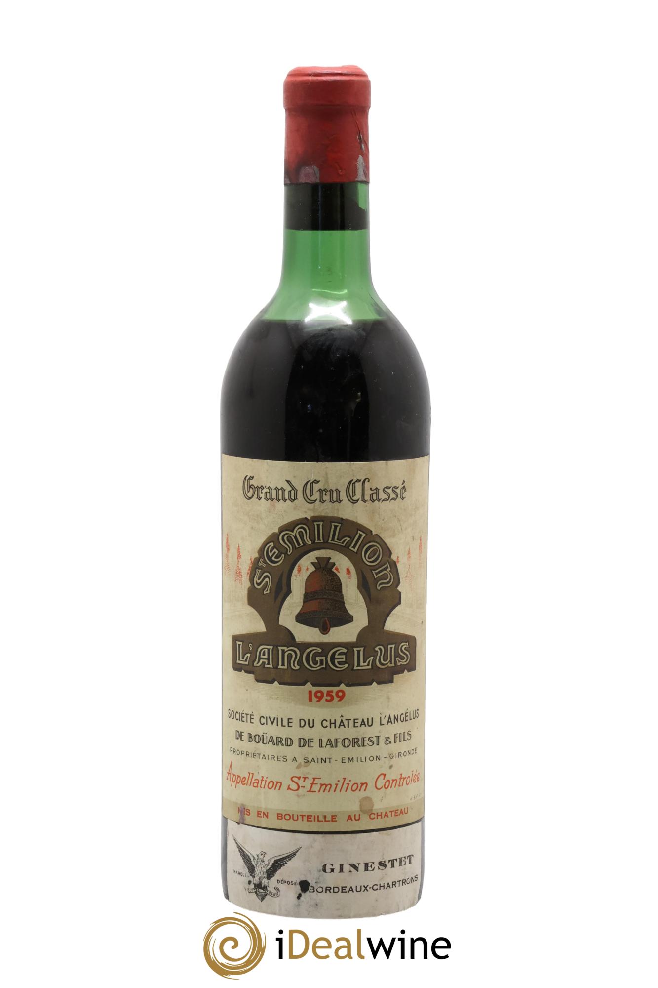Château Angélus 1er Grand Cru Classé A 1959 - Posten von 1 Flasche - 0