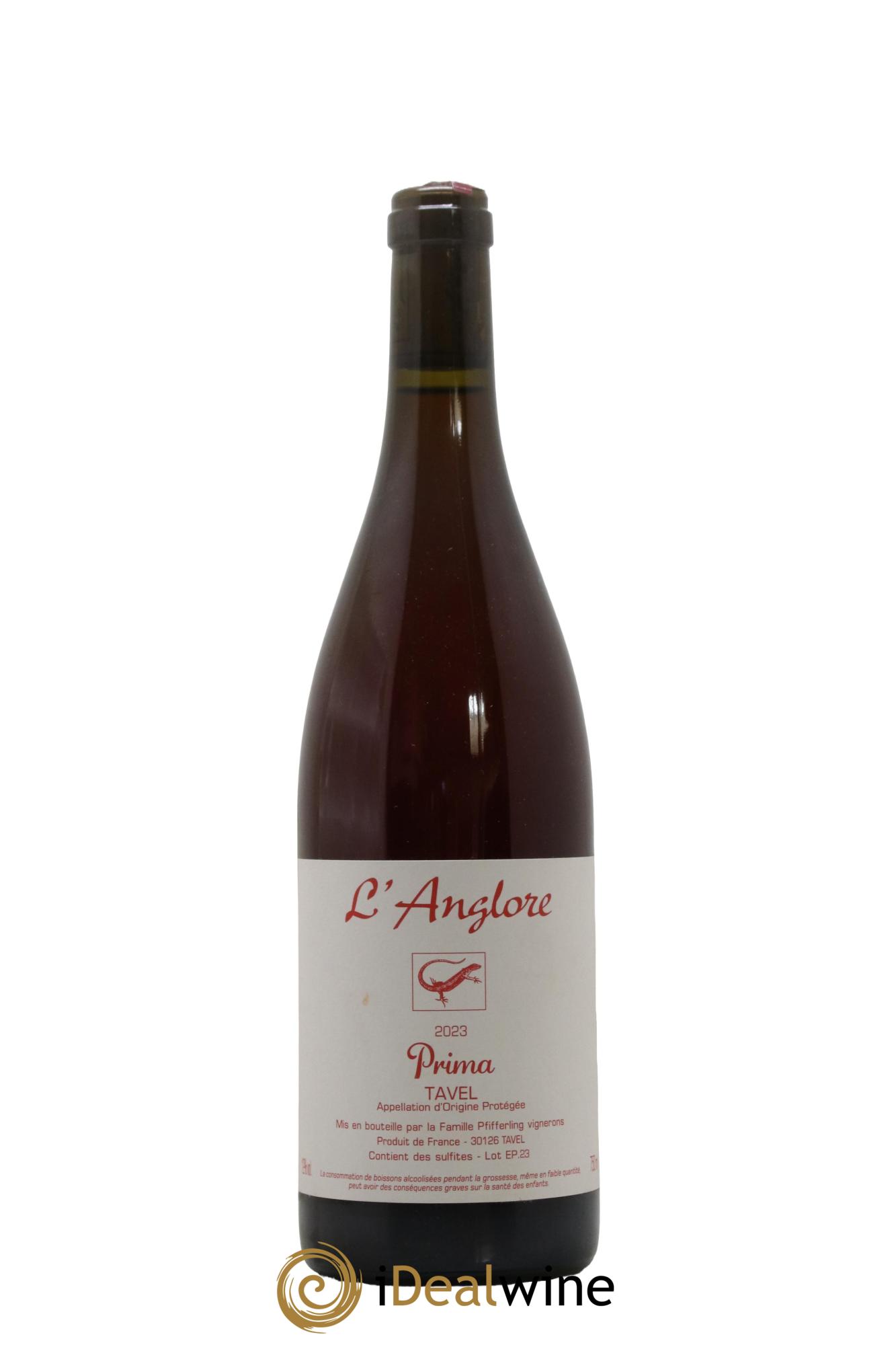 Tavel Prima L'Anglore 2023 - Posten von 1 Flasche - 0