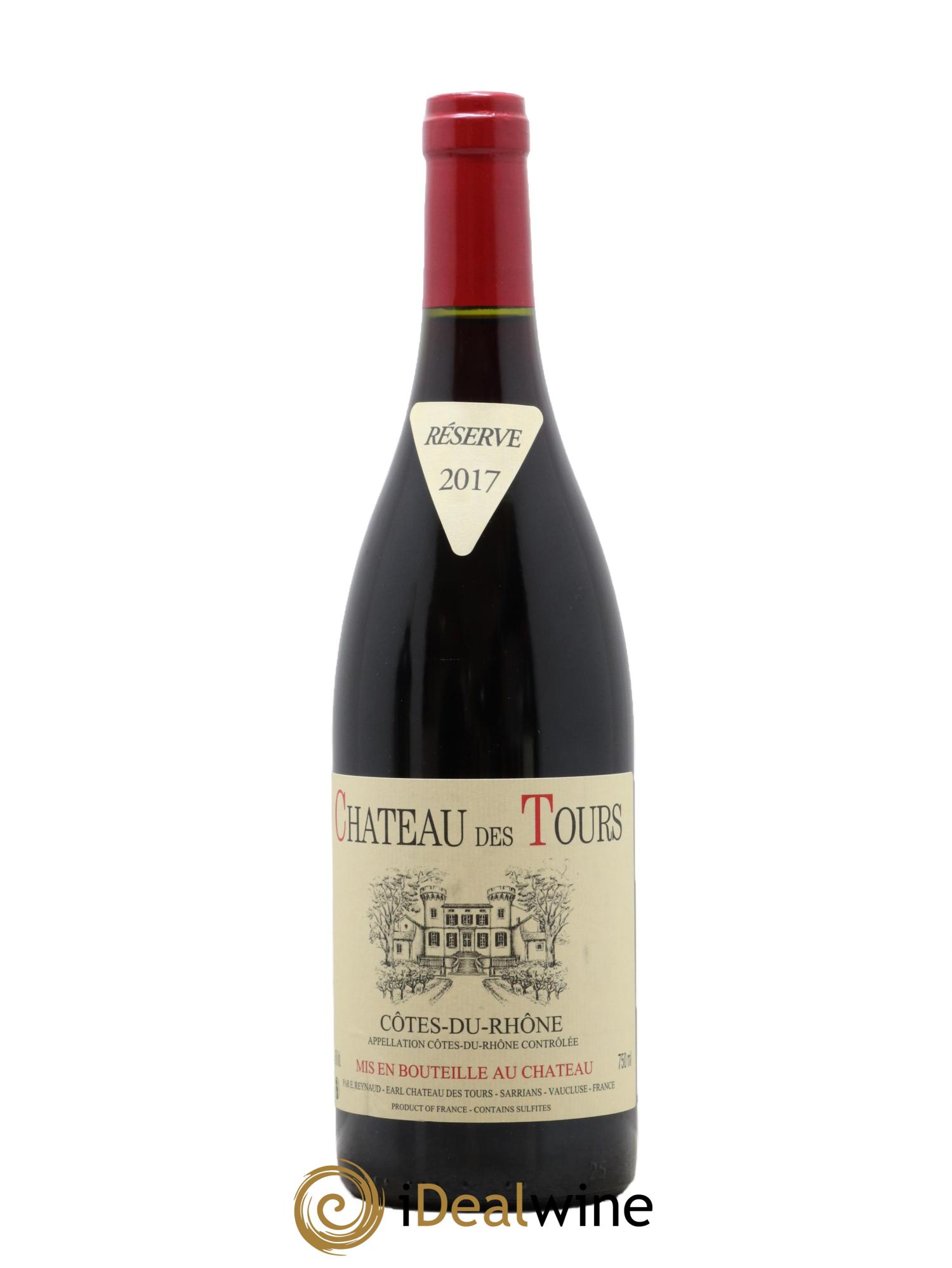 Côtes-du-Rhône Château des Tours Emmanuel Reynaud 2017 - Lot de 1 bouteille - 0