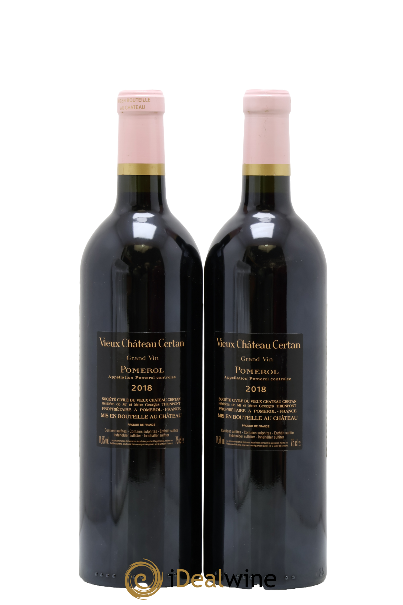 Vieux Château Certan 2018 - Lot de 2 bouteilles - 1