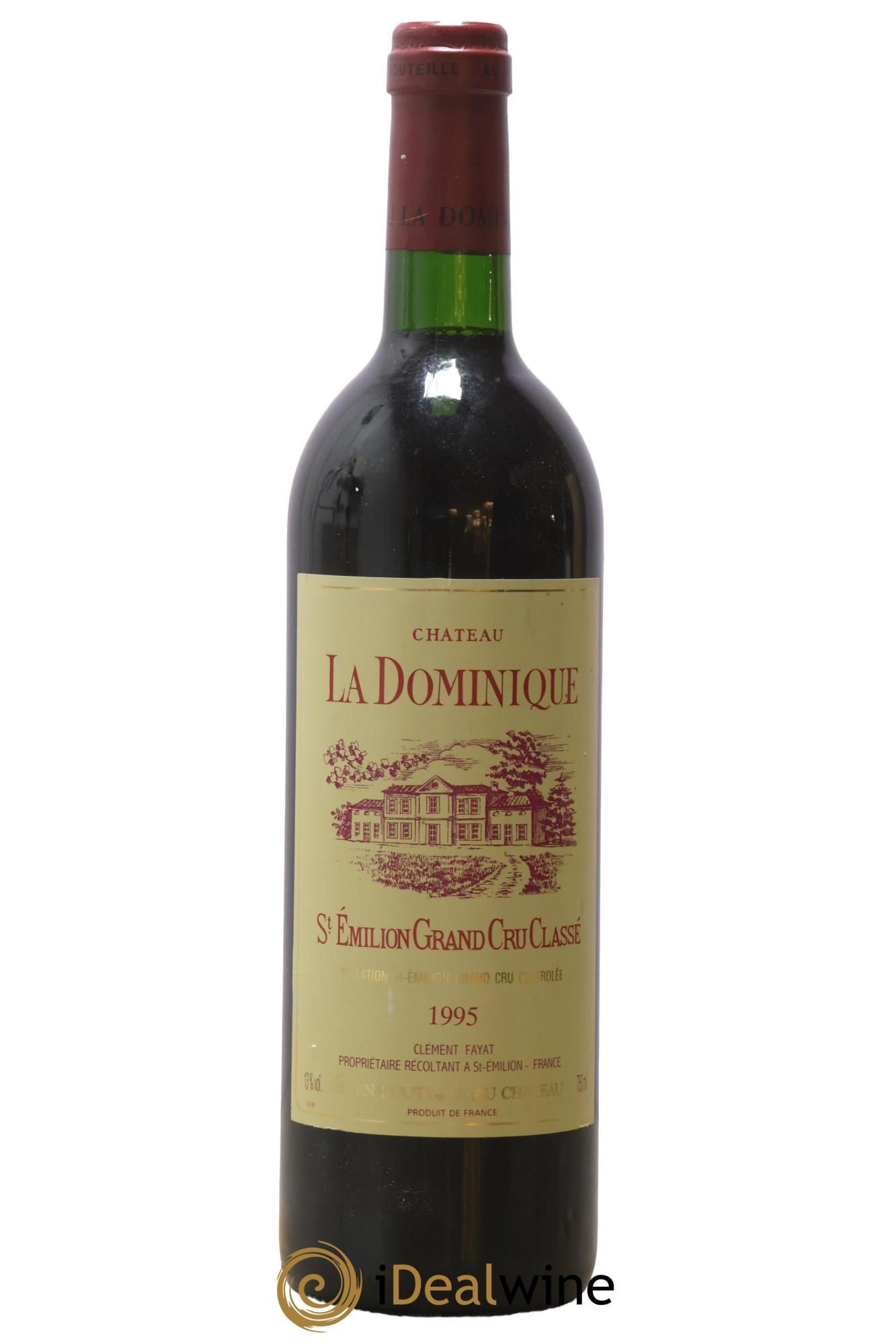 Château la Dominique Grand Cru Classé 1995 - Lot de 1 bouteille - 0