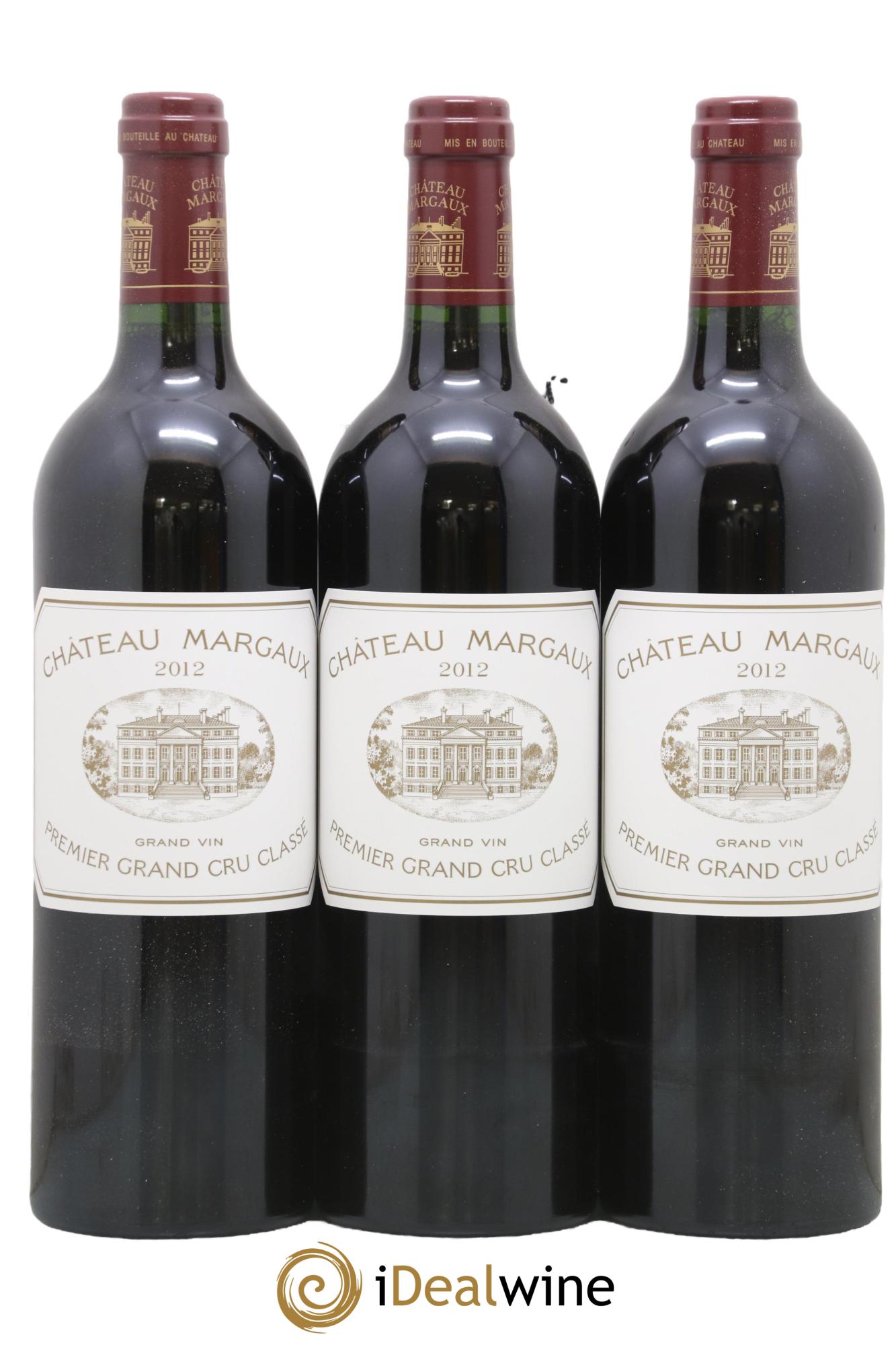 Château Margaux 1er Grand Cru Classé 2012 - Lot of 3 bottles - 0