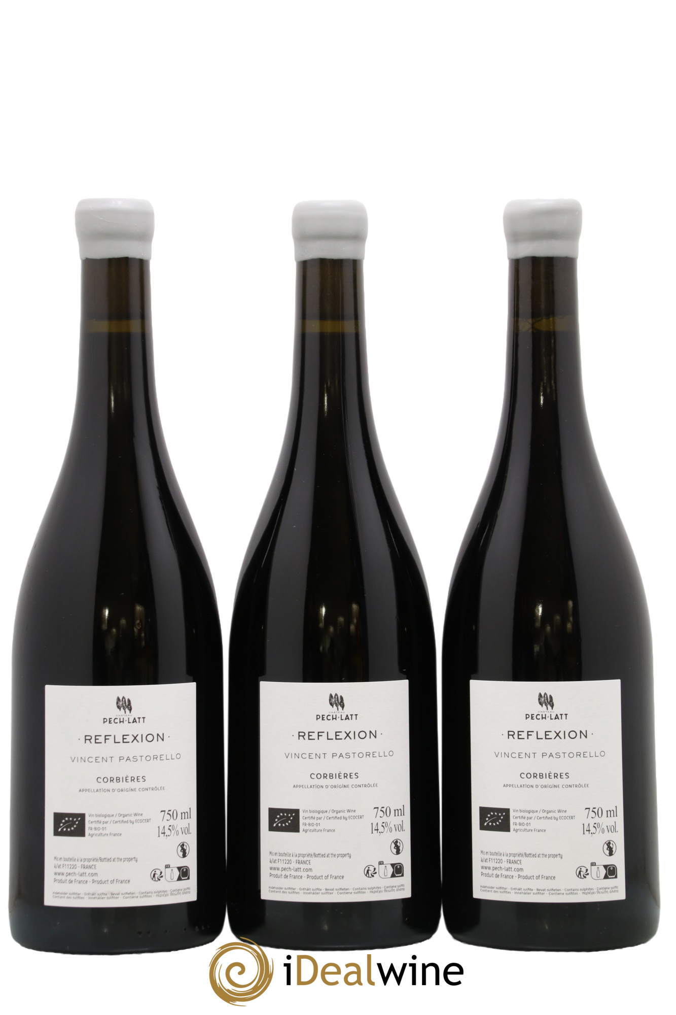 Corbières Réflexion Château Pech-Latt 2022 - Lot de 3 bouteilles - 1