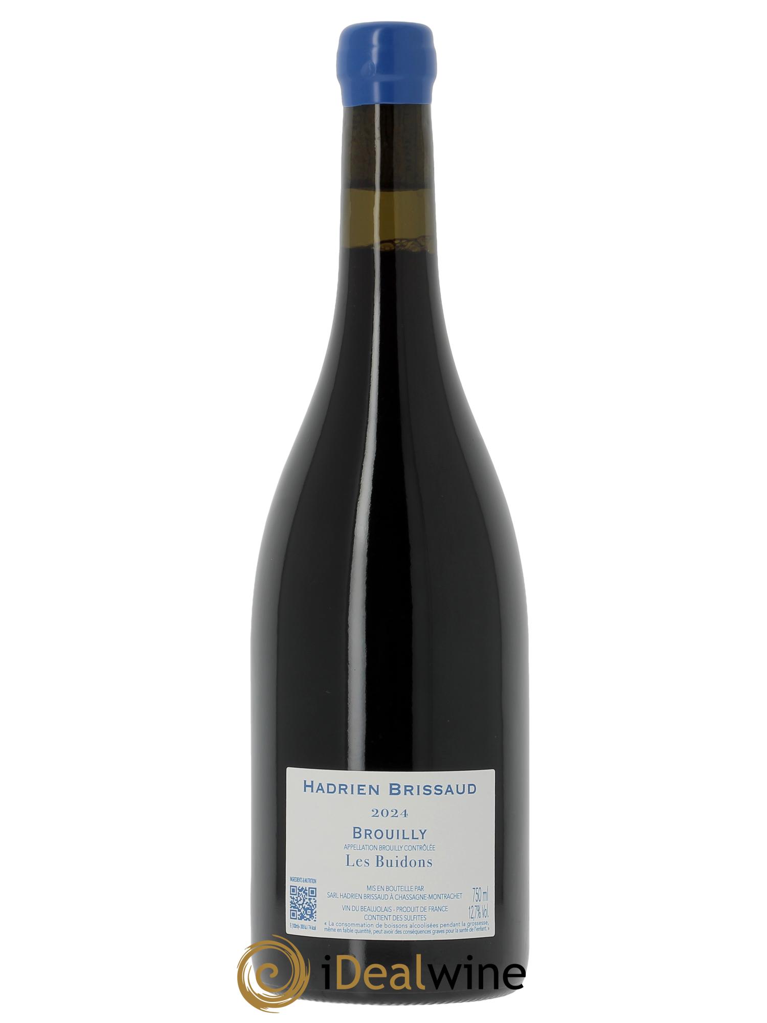 Brouilly Buidons Hadrien Brissaud 2024 - Lot de 1 bouteille - 1