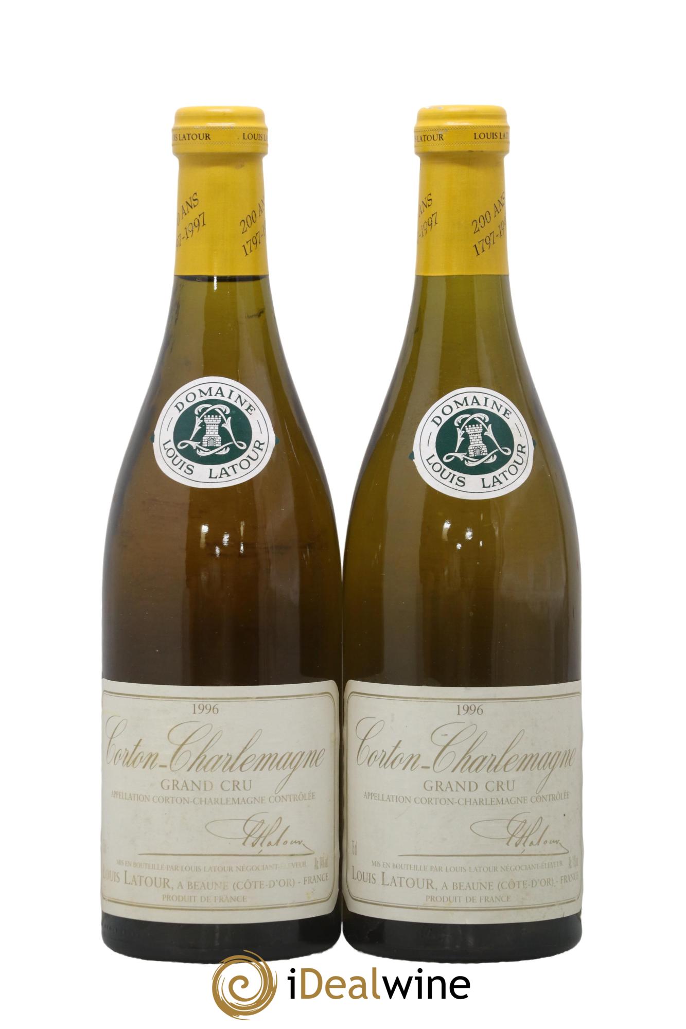 Corton-Charlemagne Grand Cru Louis Latour 1996 - Posten von 2 Flaschen - 0