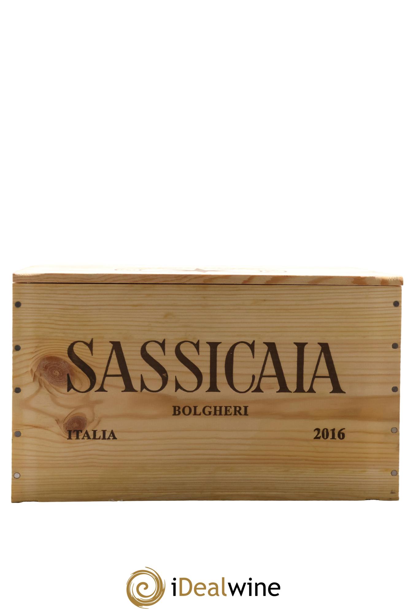 Bolgheri DOC Sassicaia Tenuta San Guido 2016 - Lot de 6 bouteilles - 1
