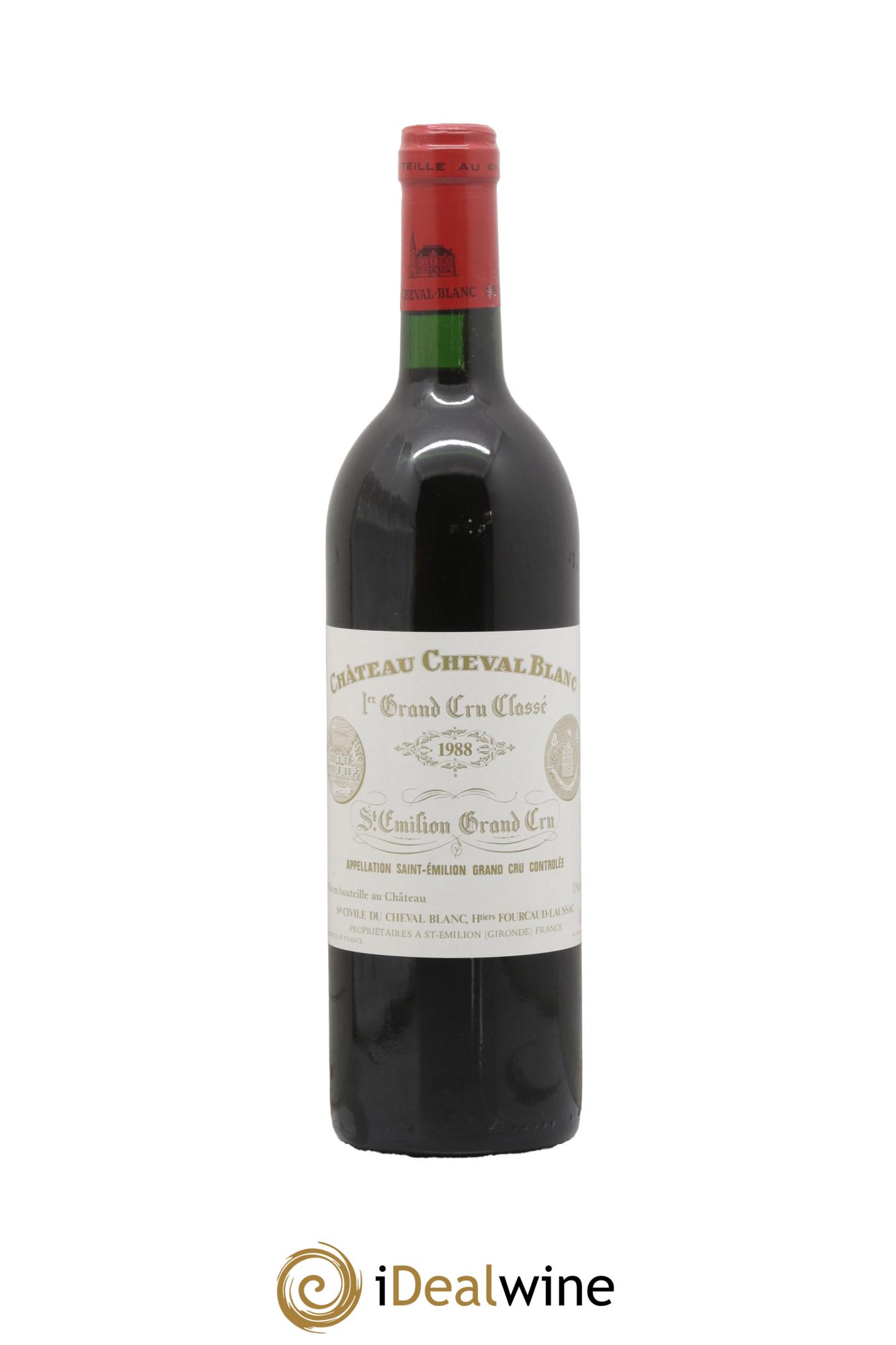 Château Cheval Blanc 1er Grand Cru Classé A 1988 - Lot de 1 bouteille - 0