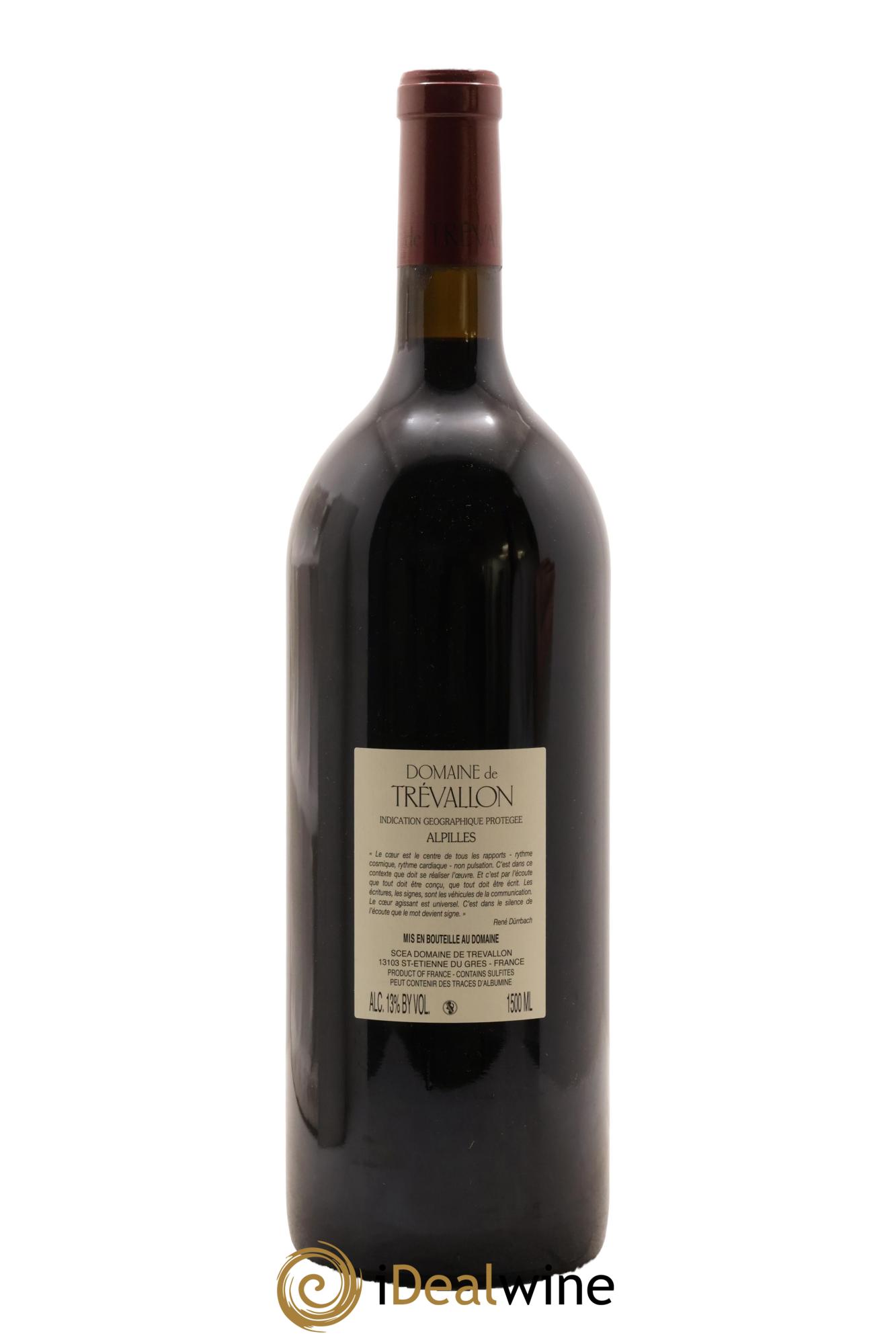 Alpilles Trévallon (Domaine de) Eloi Dürrbach 2022 - Posten von 1 Magnum - 1