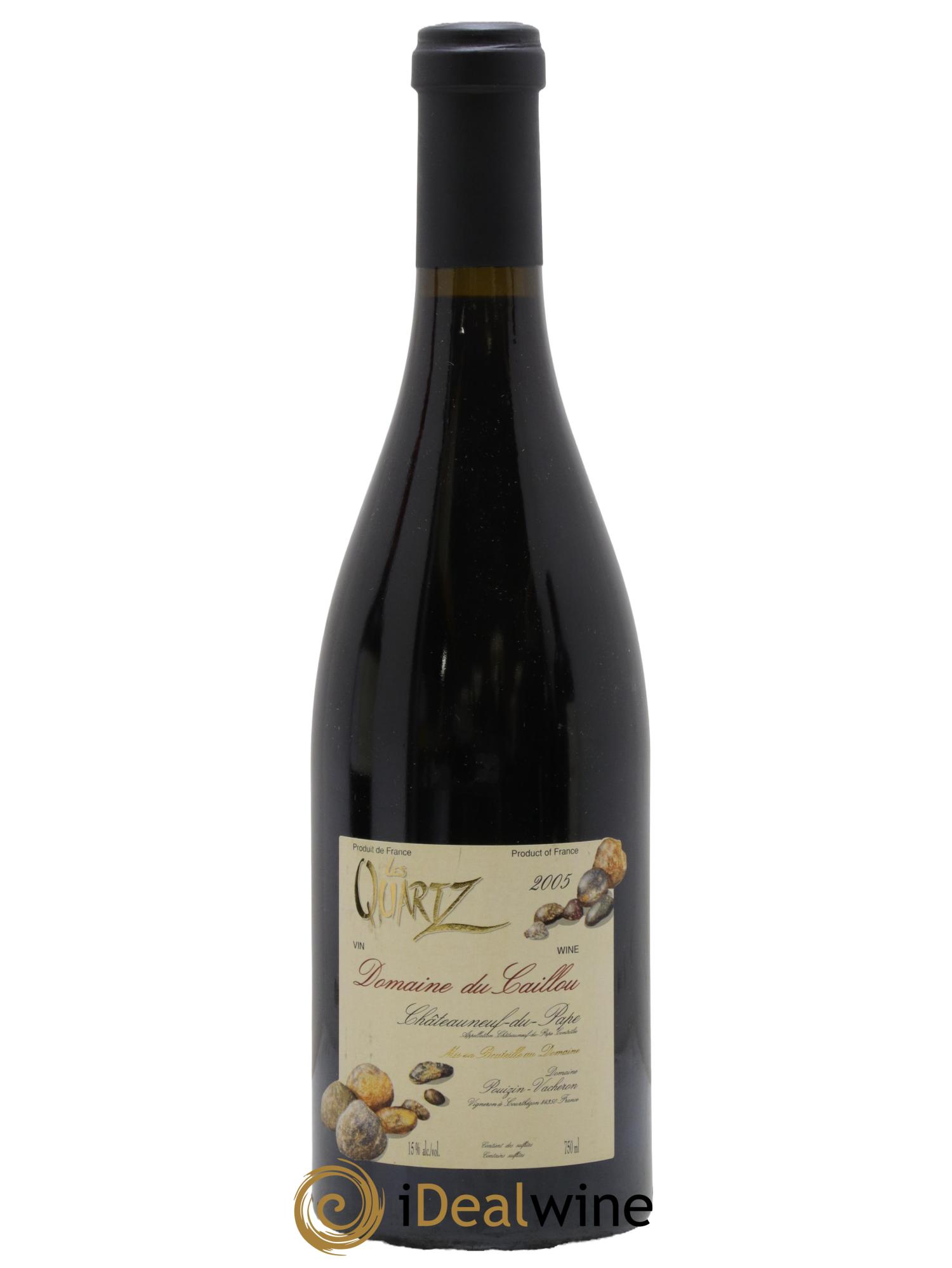 Châteauneuf-du-Pape Les Quartz Clos du Caillou 2005 - Lot de 1 bouteille - 0