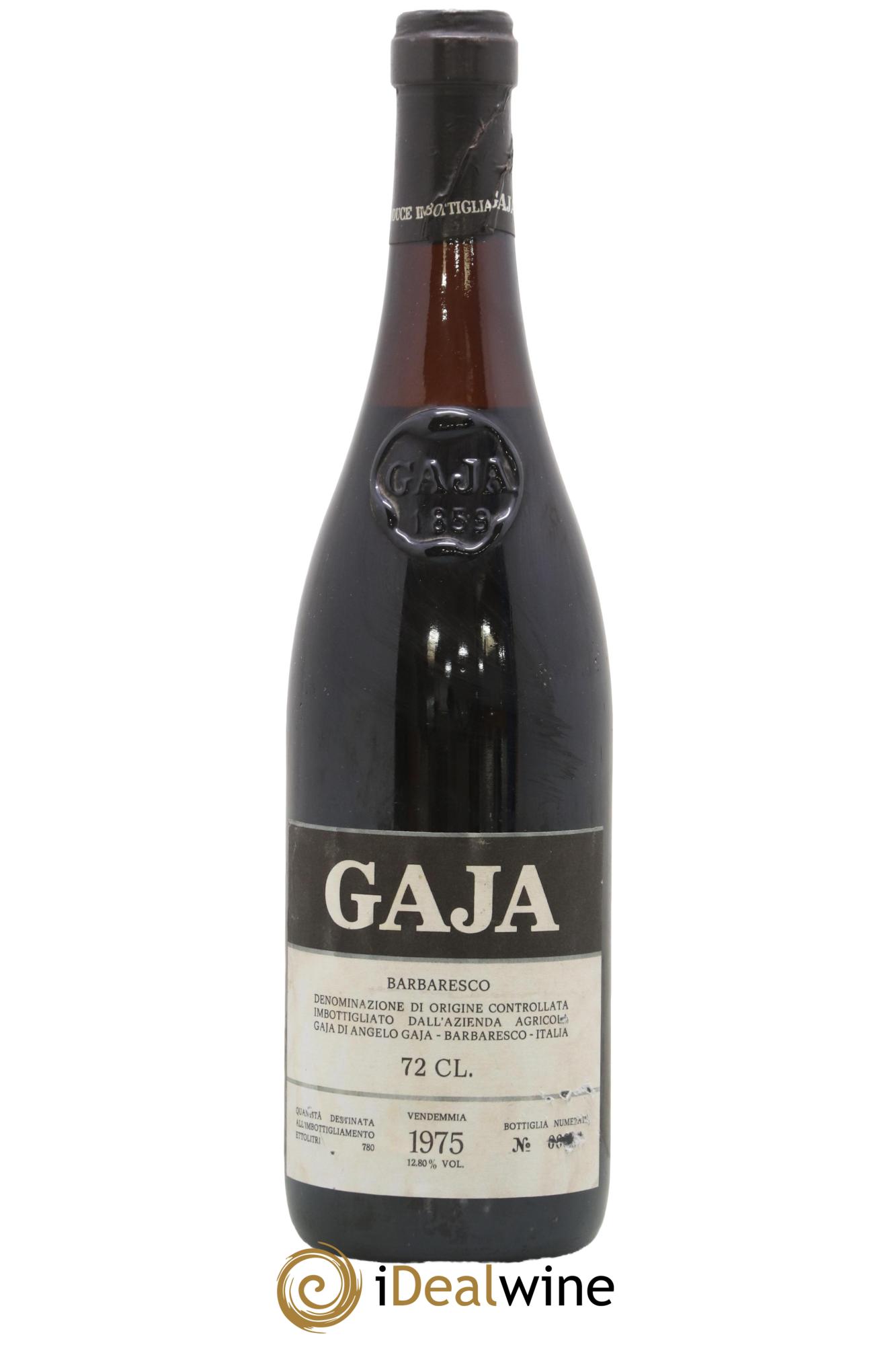 Barbaresco DOCG Angelo Gaja 1975 - Lot de 1 bouteille - 0
