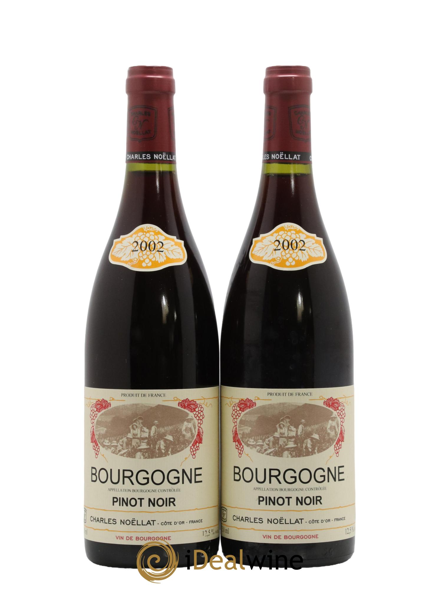 Bourgogne Domaine Charles Noellat 2002 - Lot de 2 bouteilles - 0