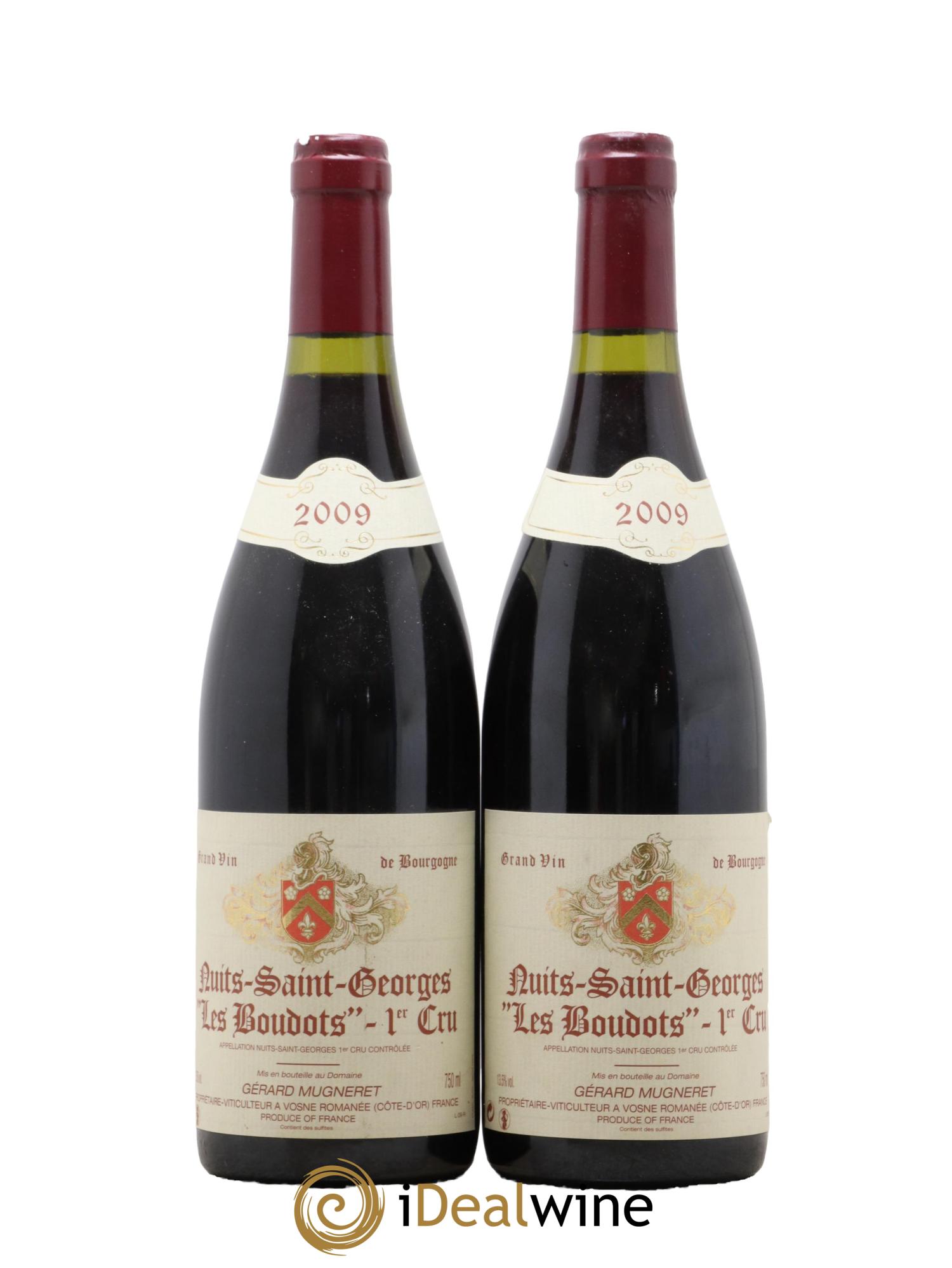 Nuits-Saint-Georges 1er Cru Les Boudots Gérard Mugneret 2009 - Lot de 2 bouteilles - 0