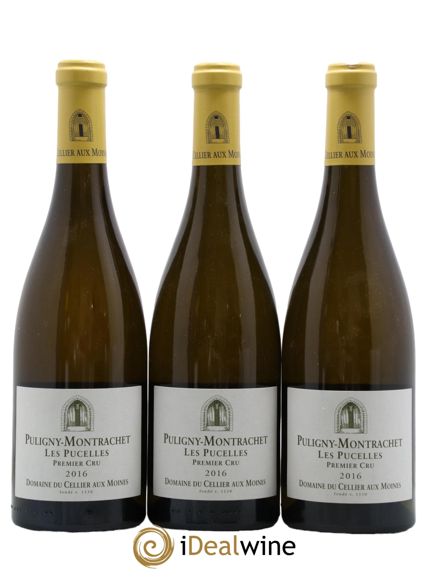 Puligny-Montrachet 1er Cru Les Pucelles Cellier aux Moines (Domaine) 2016 - Lot de 3 bouteilles - 0