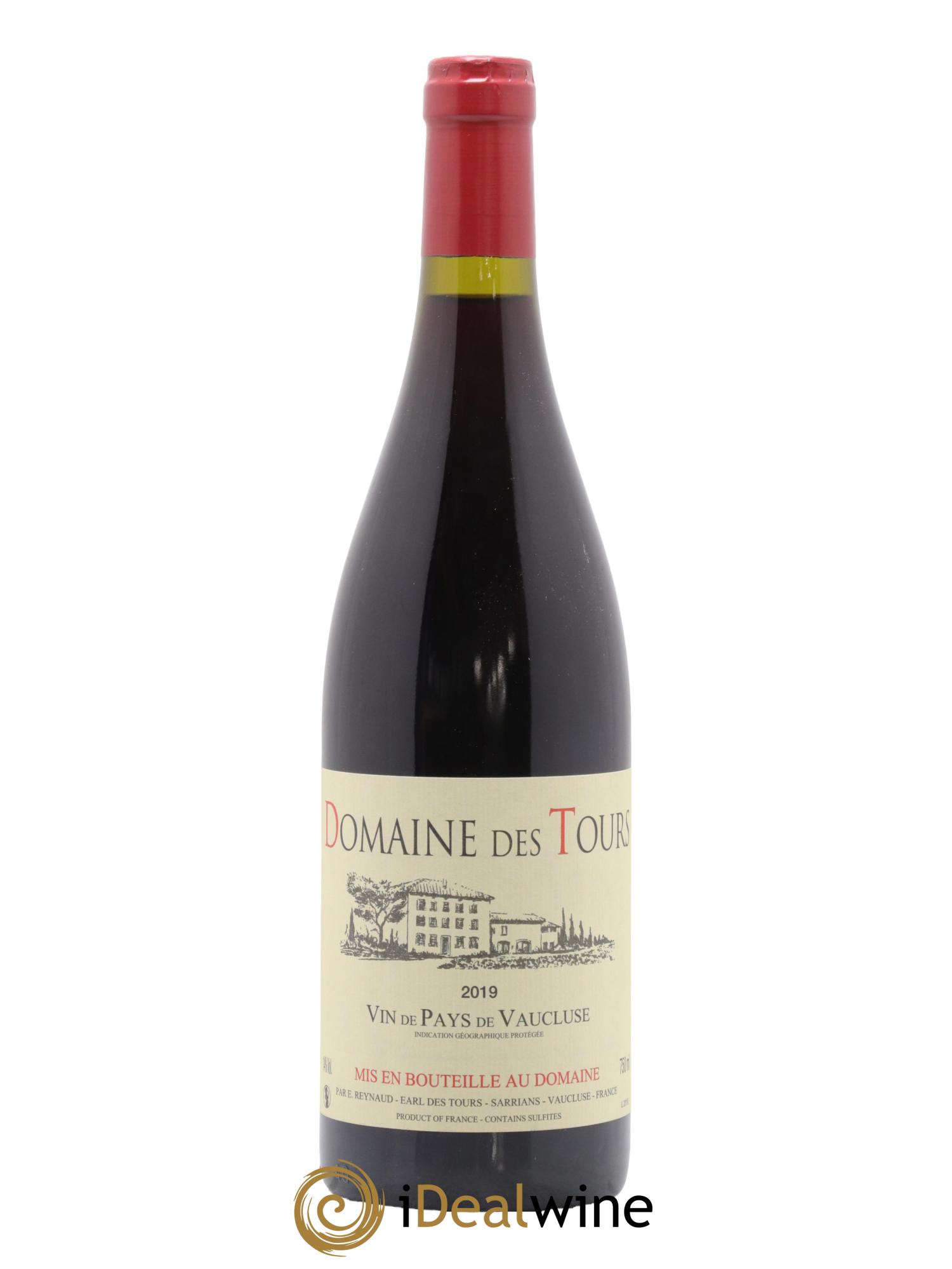 Vaucluse (Vin de Pays de Vaucluse) Domaine des Tours Emmanuel Reynaud 2019 - Lot de 1 bouteille - 0