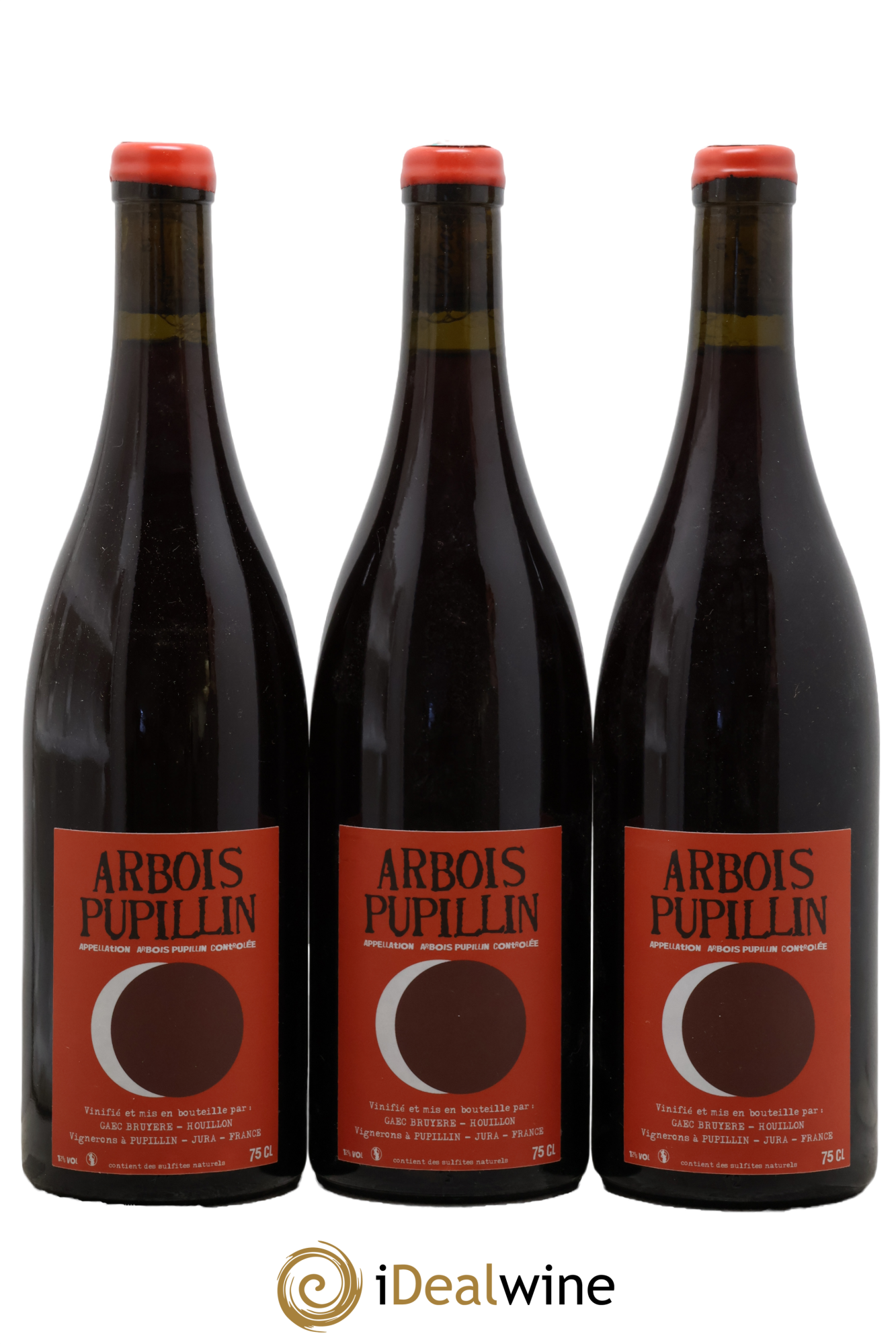 Arbois-Pupillin Ploussard En Aspis Adeline Houillon & Renaud Bruyère 2018 - Lotto di 3 bottiglie - 0