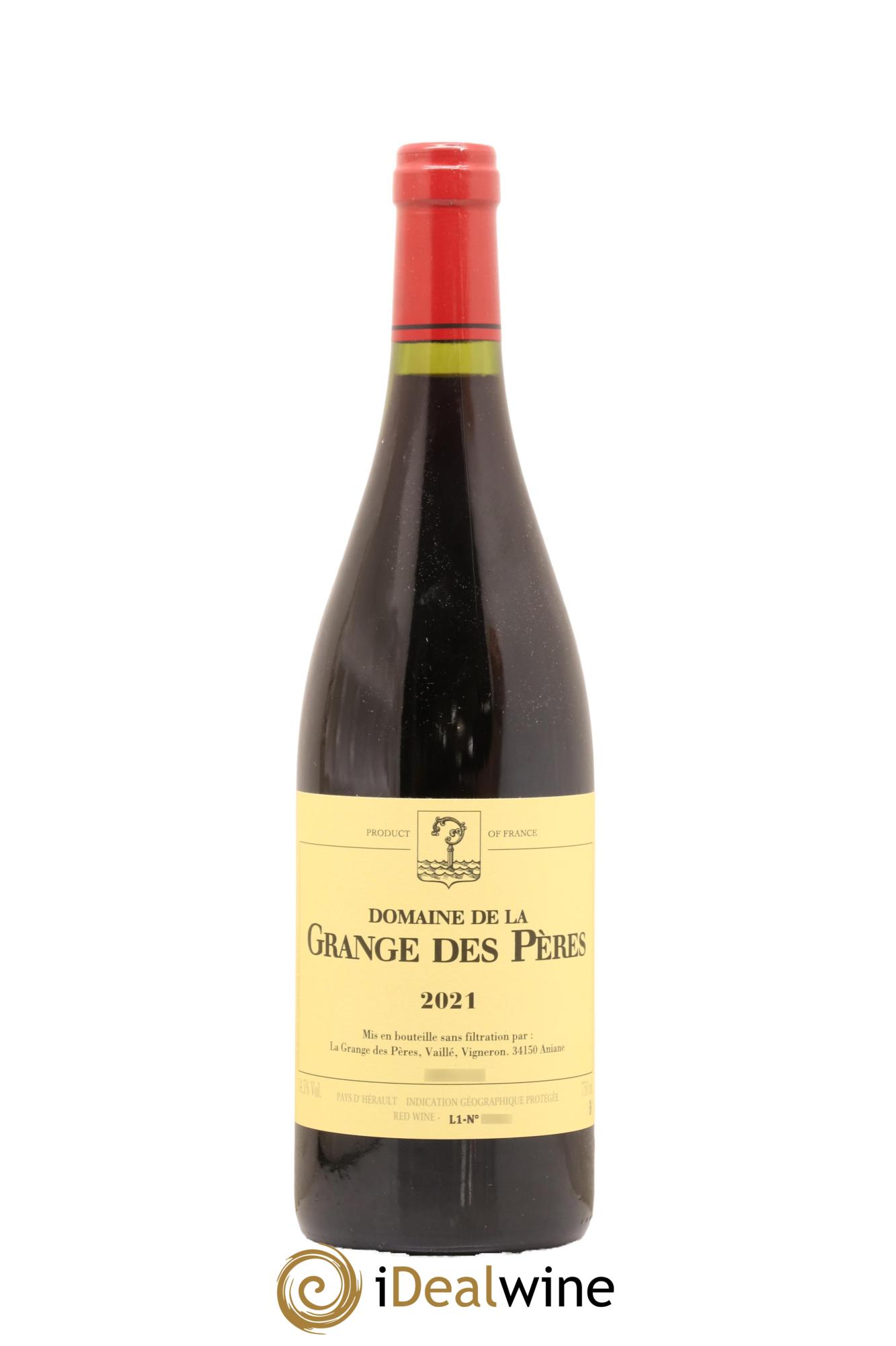 Pays d'Hérault Grange des Pères Laurent Vaillé 2021 - Lot de 1 bouteille - 0