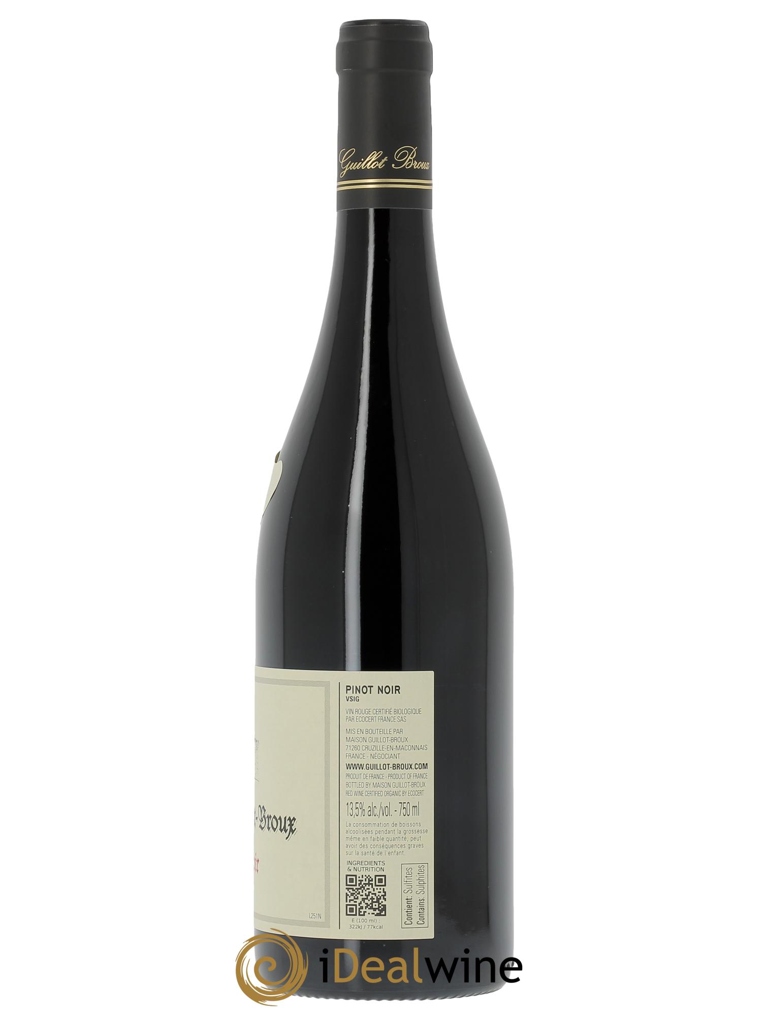 Vin de France Pinot Noir Guillot-Broux (Maison)  2025 - Lotto di 1 bottiglia - 1