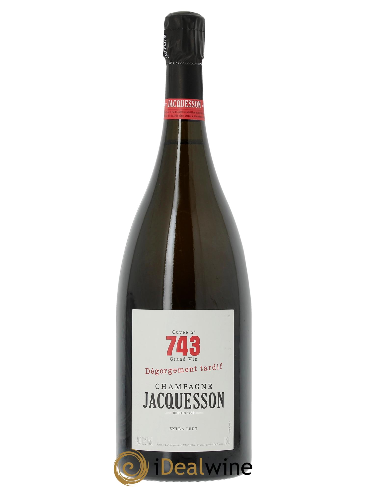 Cuvée 743 Dégorgement Tardif Extra-Brut Jacquesson - Posten von 1 Magnum - 0