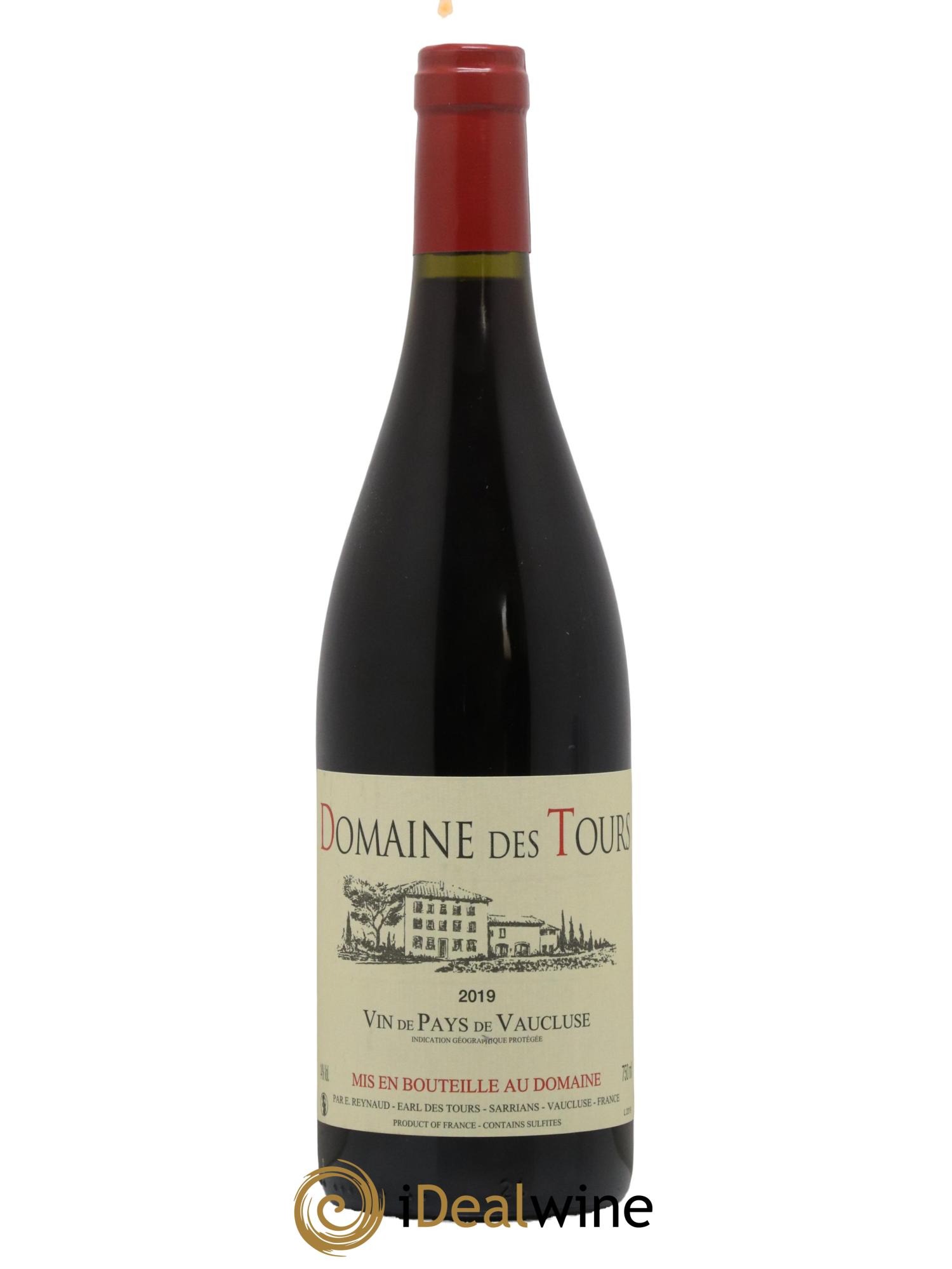 Vaucluse (Vin de Pays de Vaucluse) Domaine des Tours Emmanuel Reynaud 2019 - Lot de 1 bouteille - 0