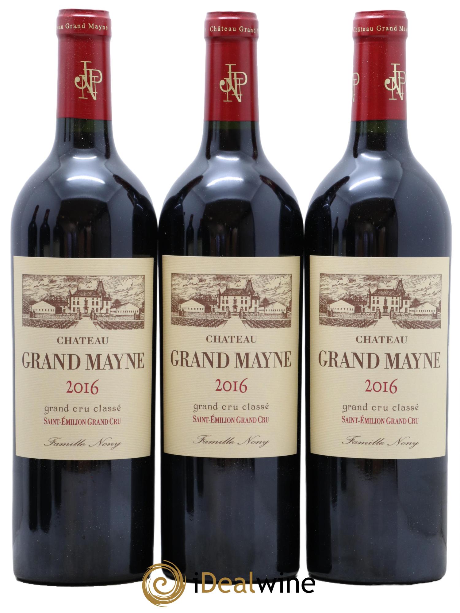 Château Grand Mayne Grand Cru Classé  2016 - Lotto di 6 bottiglie - 1