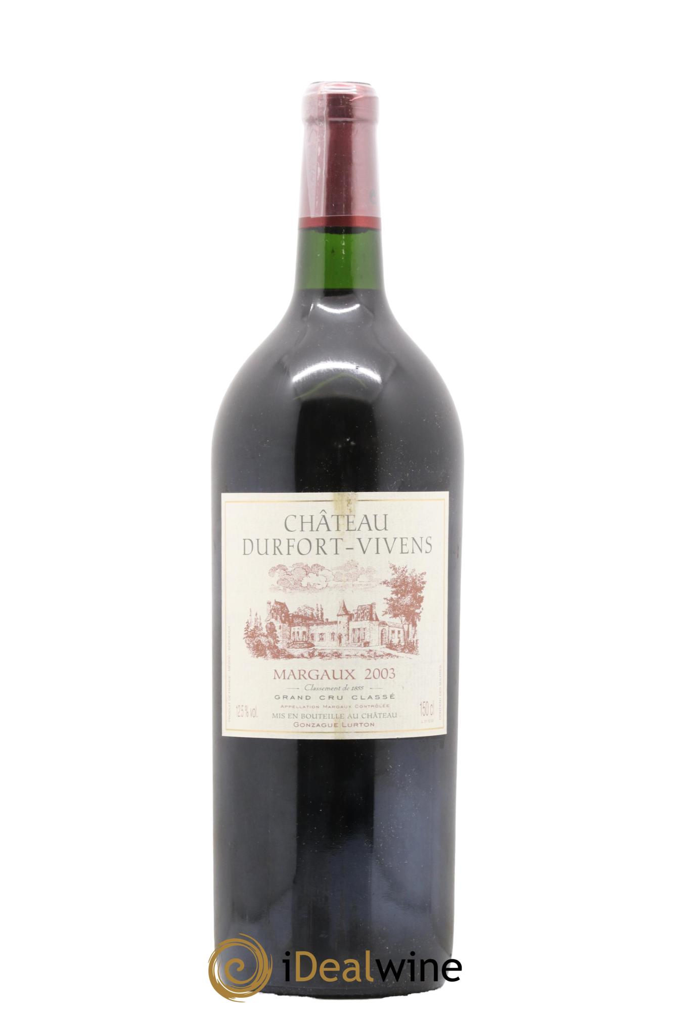 Château Durfort Vivens 2ème Grand Cru Classé 2003 - Lot de 1 magnum - 0