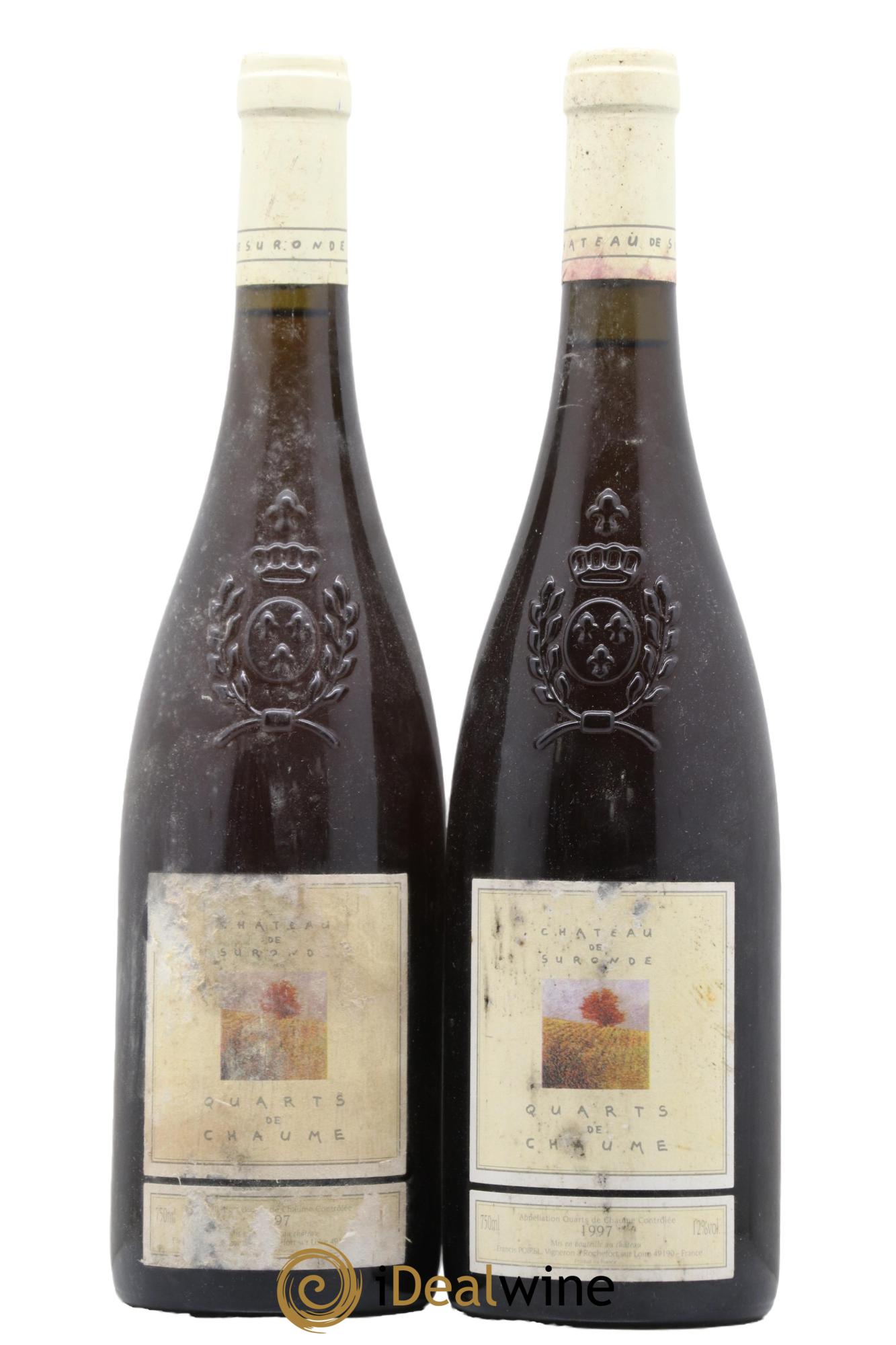 Quarts de Chaume Château de Suronde 1997 - Lotto di 2 bottiglie - 0