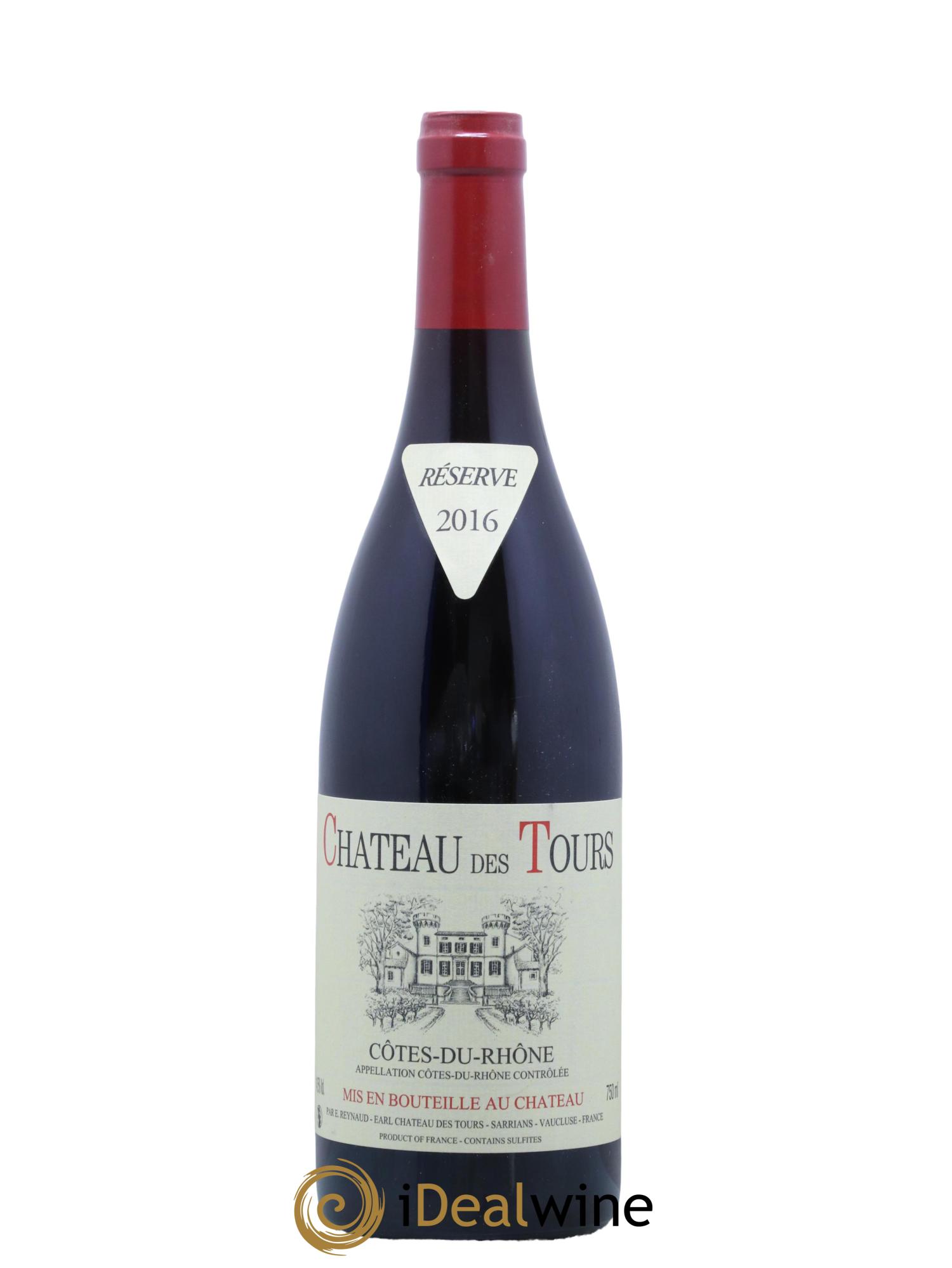 Côtes-du-Rhône Château des Tours Emmanuel Reynaud 2016 - Lot de 1 bouteille - 0