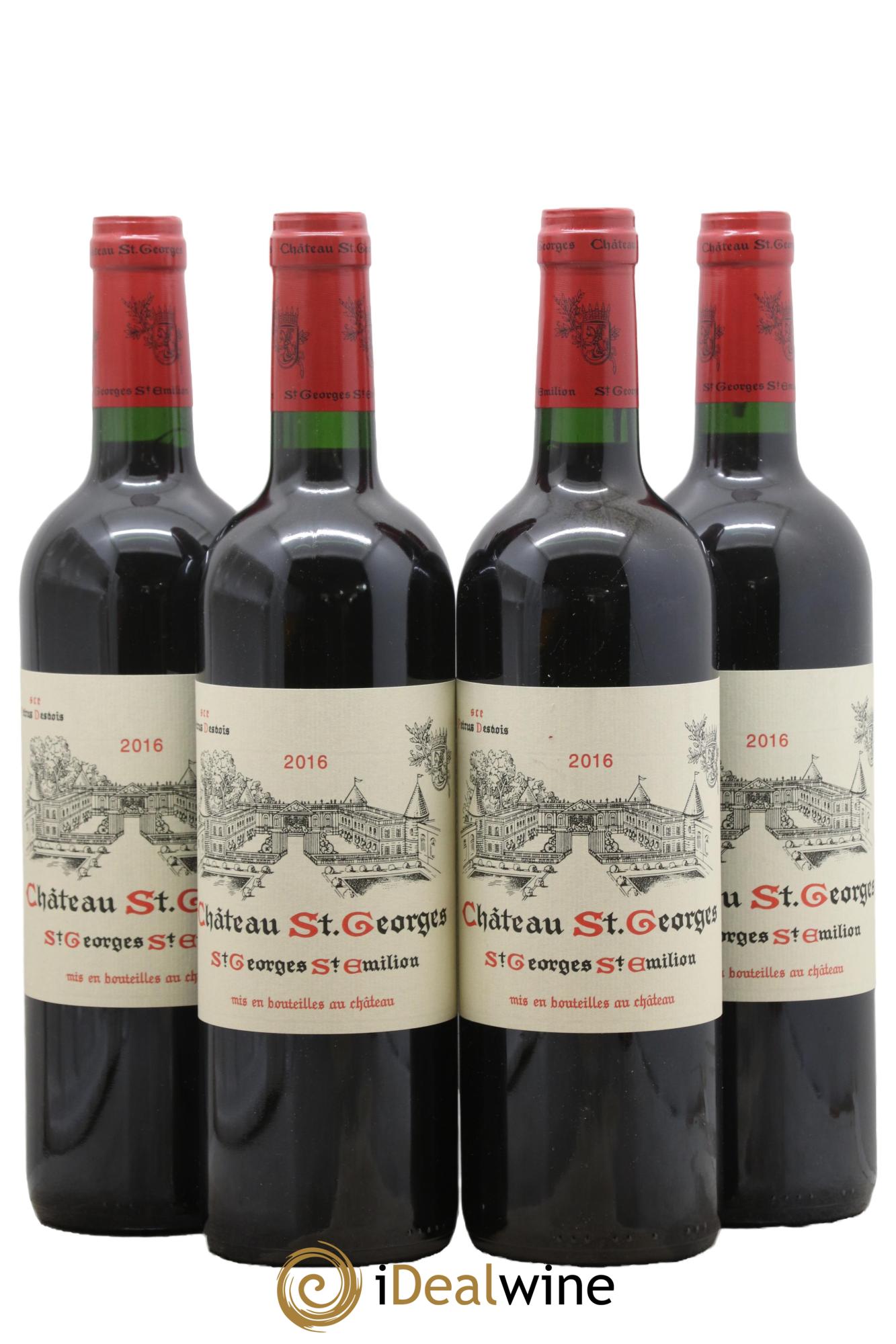Château Saint-Georges 2016 - Lot of 4 bottles - 0