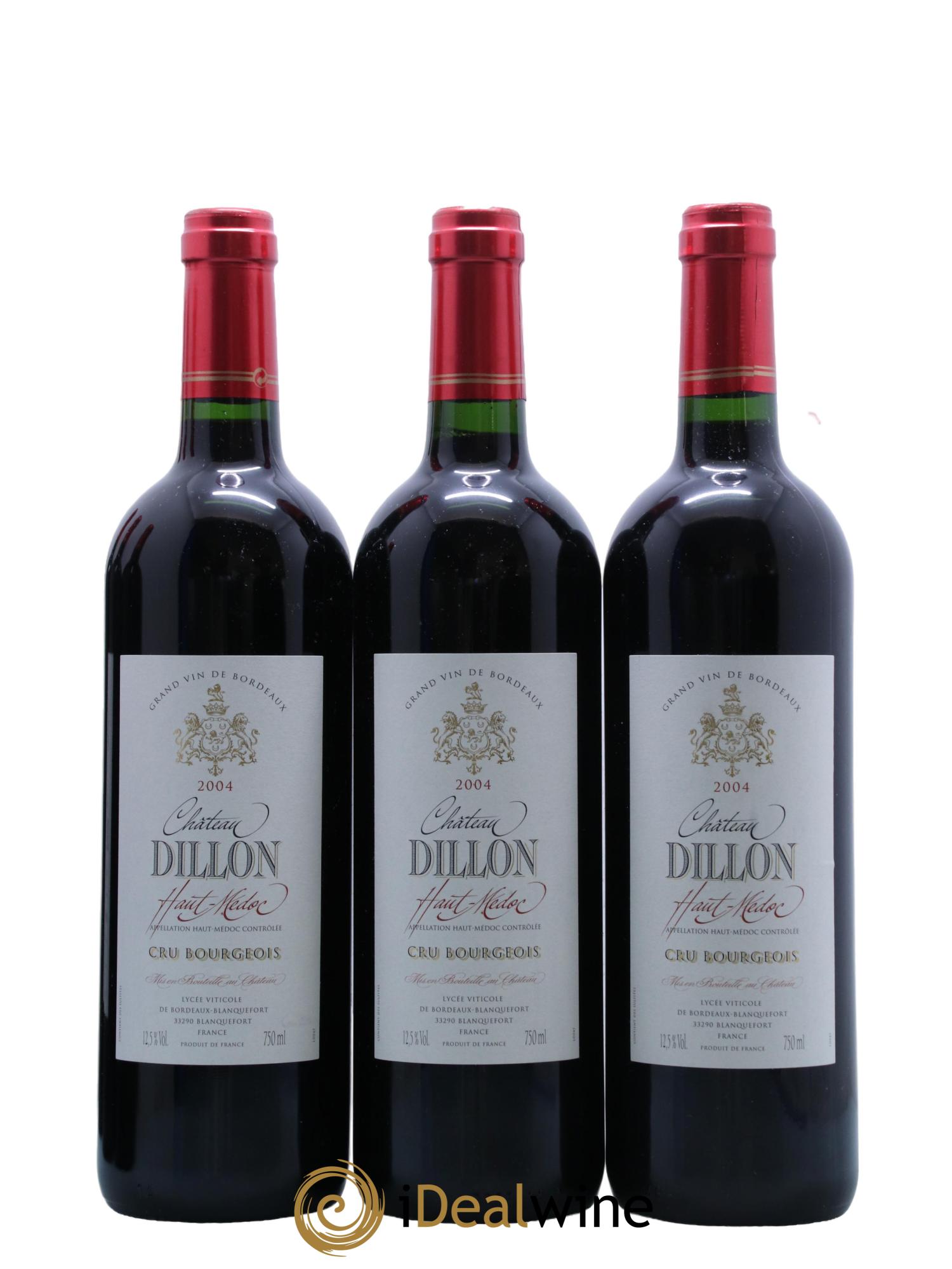 Château Dillon Cru Bourgeois 2004 - Posten von 6 Flaschen - 1