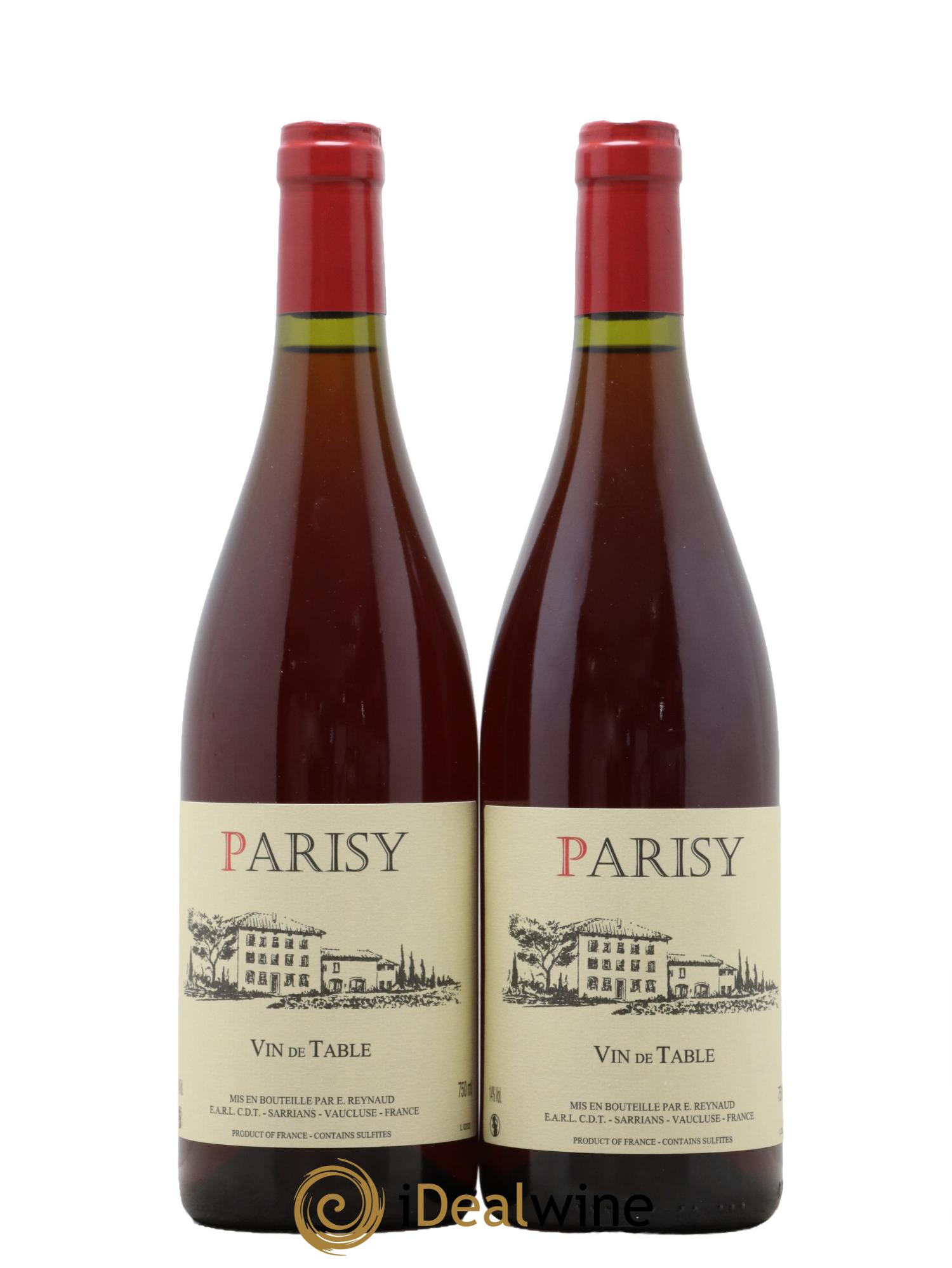 Vin de Table Parisy Emmanuel Reynaud - Posten von 2 Flaschen - 0