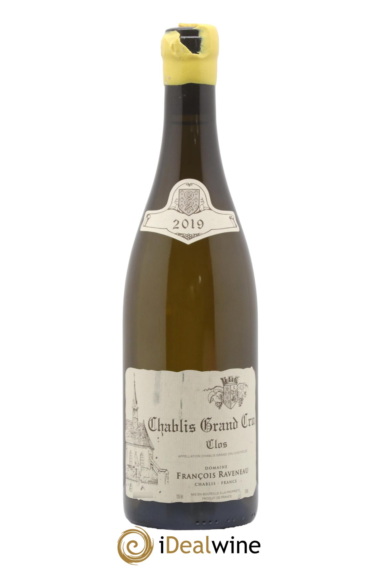 Chablis Grand Cru Clos Raveneau (Domaine) 2019 - Lot de 1 bouteille - 0