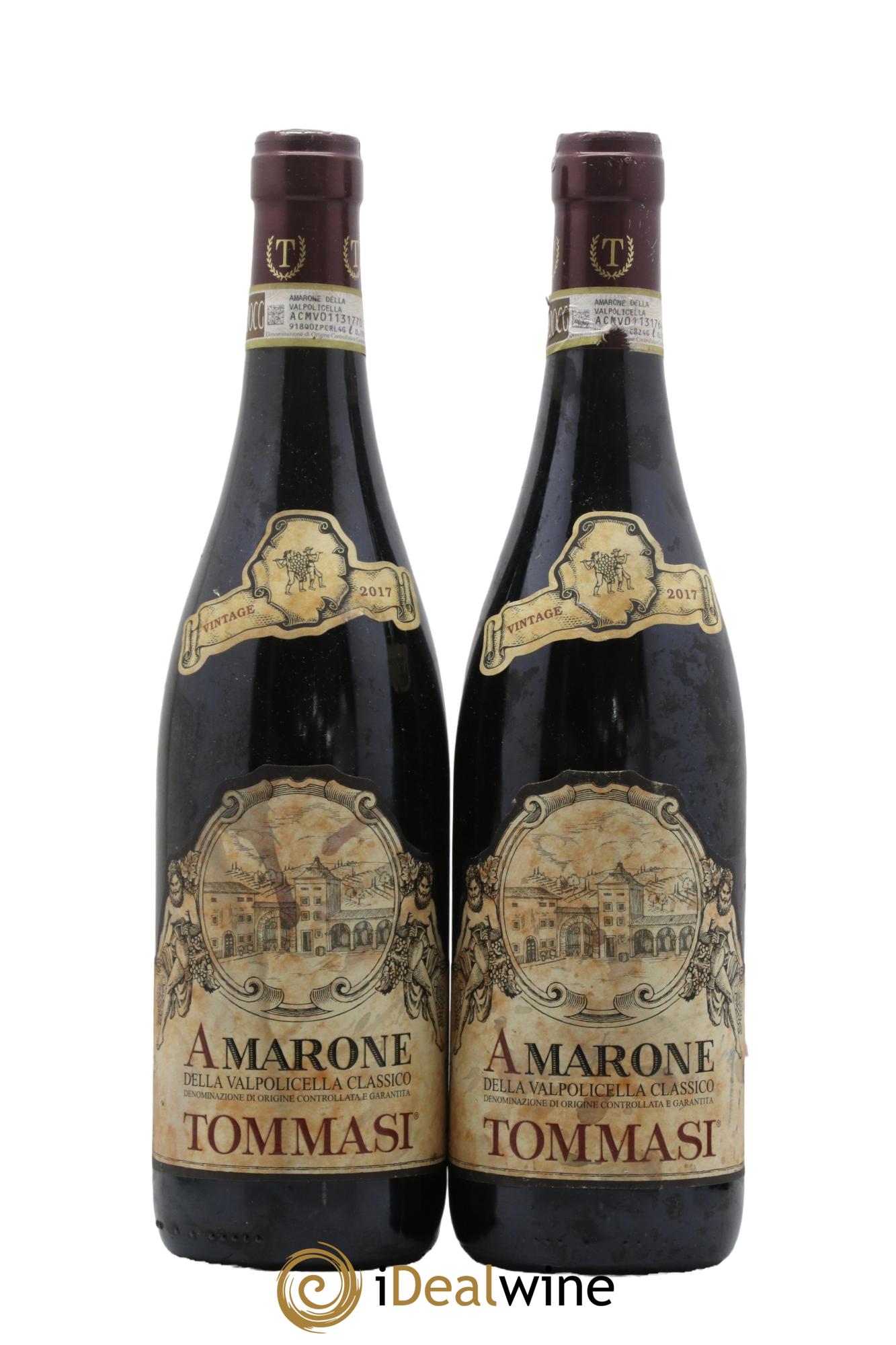 Amarone della Valpolicella Classico DOCG Tommasi 2017 - Lot de 2 bouteilles - 0