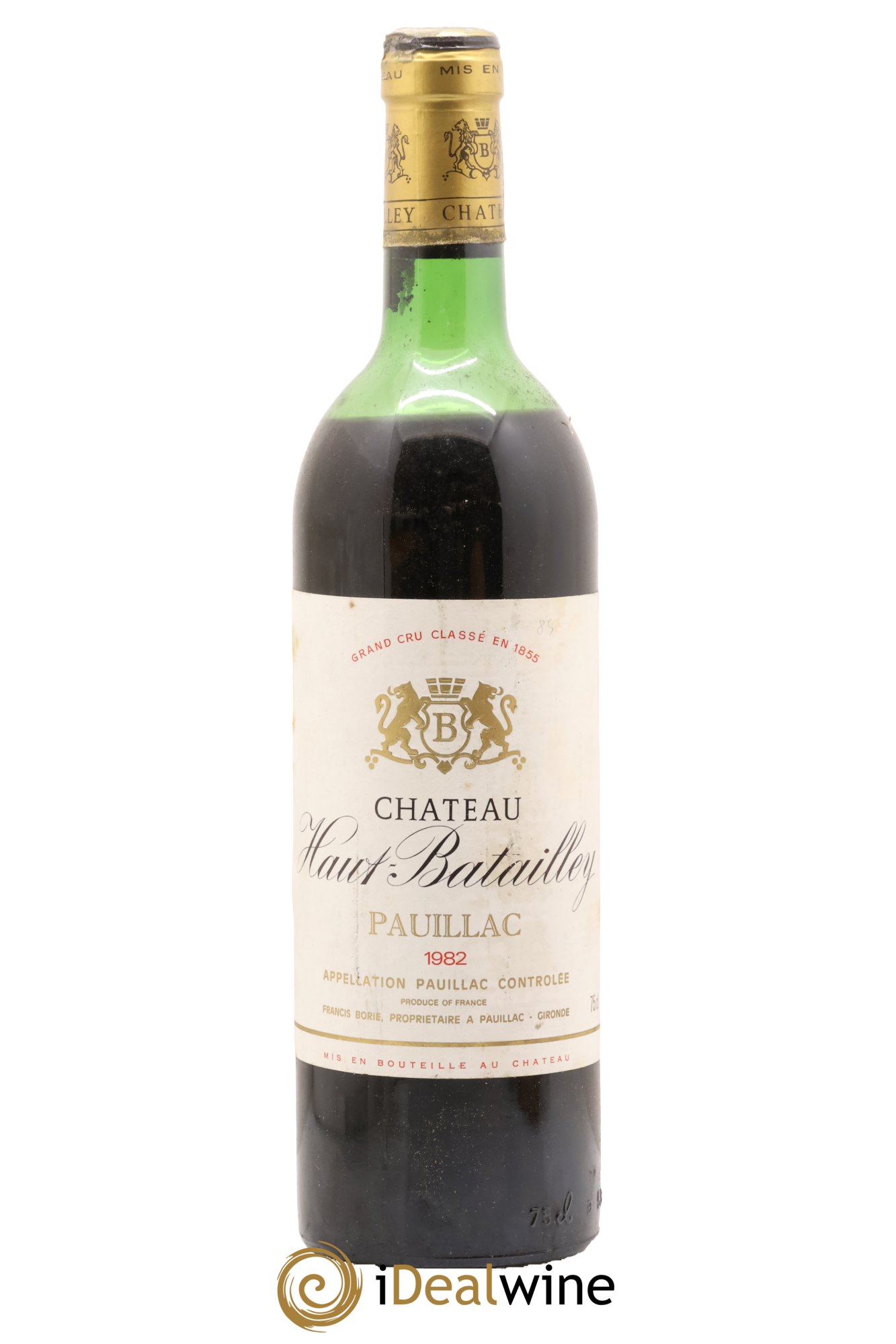 Château Haut Batailley 5ème Grand Cru Classé 1982 - Lot de 1 bouteille - 0