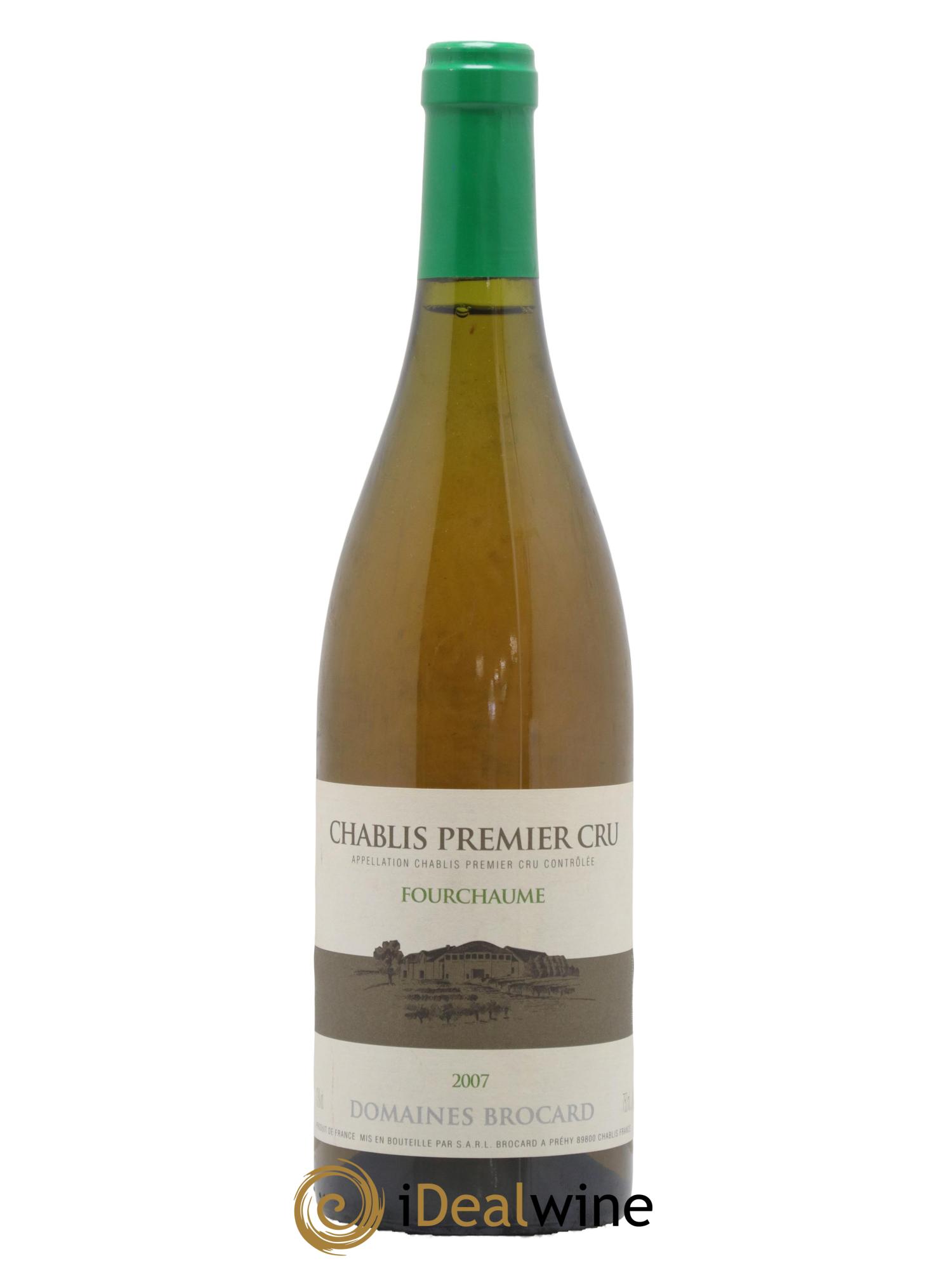 Chablis 1er Cru Fourchaume Jean-Marc Brocard (Domaine) 2007 - Lot de 1 bouteille - 0