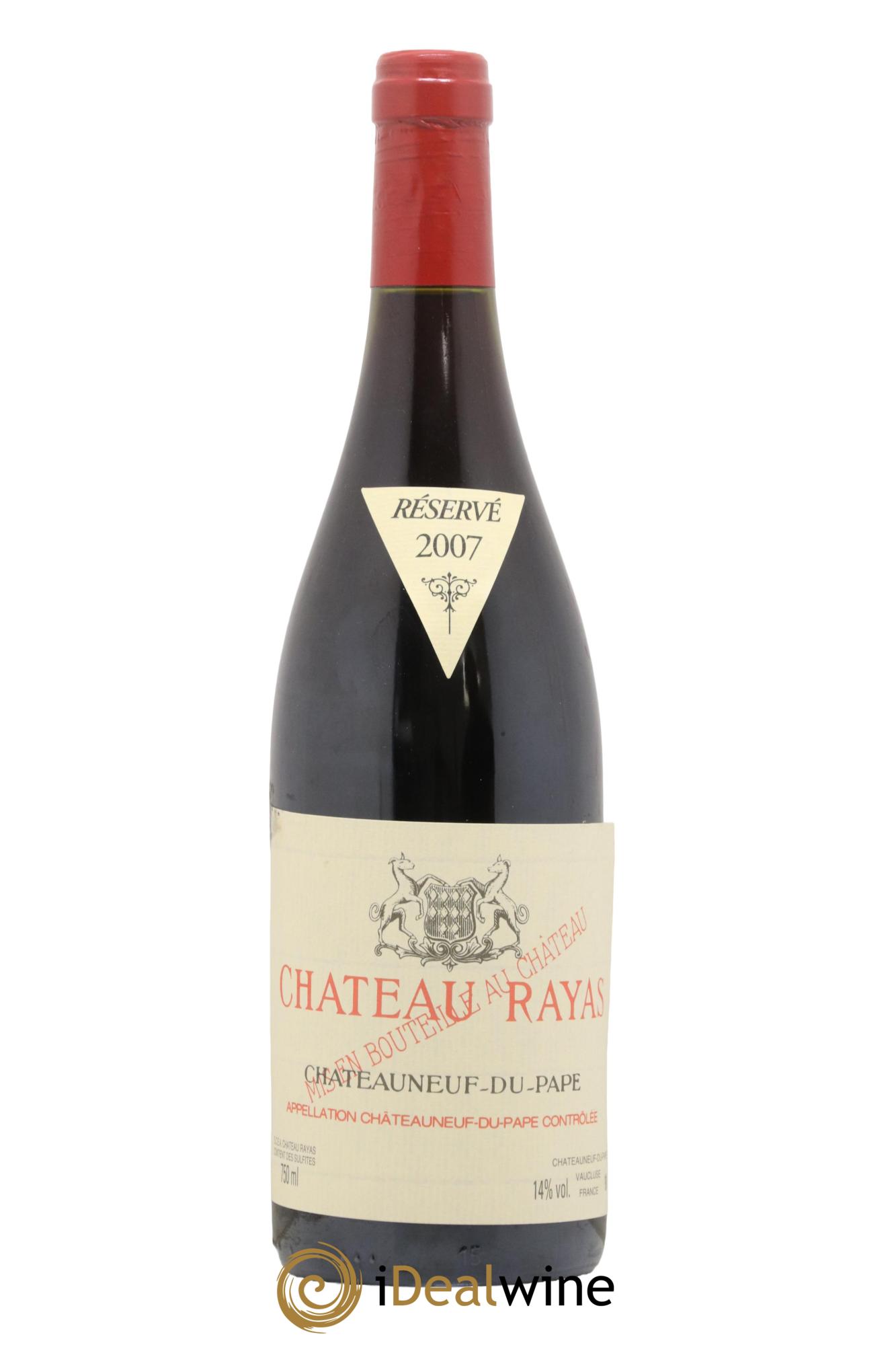 Châteauneuf-du-Pape Château Rayas Emmanuel Reynaud 2007 - Lot de 1 bouteille - 0
