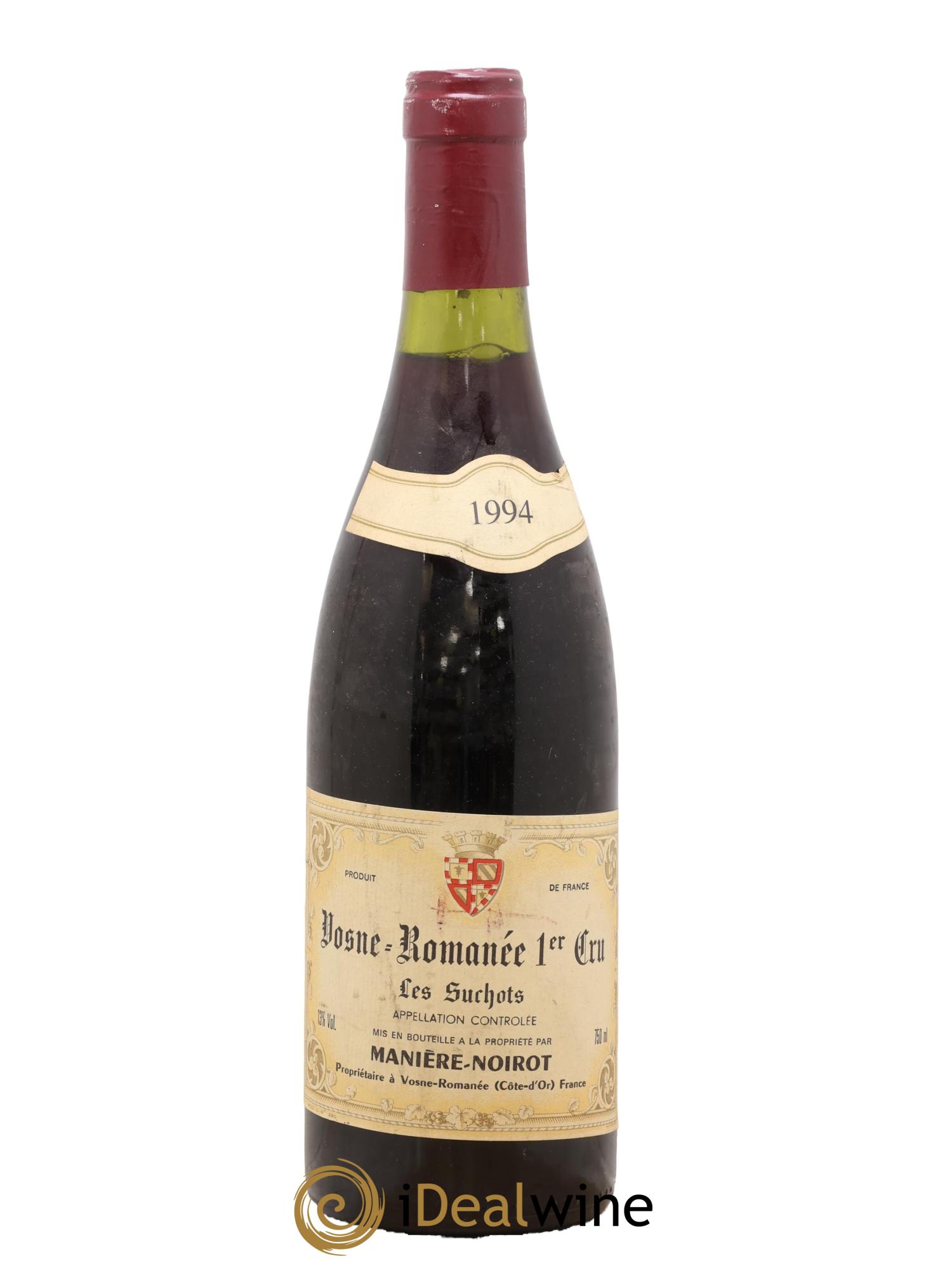 Vosne-Romanée 1er Cru Les Suchots Manière-Noirot 1994 - Lot de 1 bouteille - 0